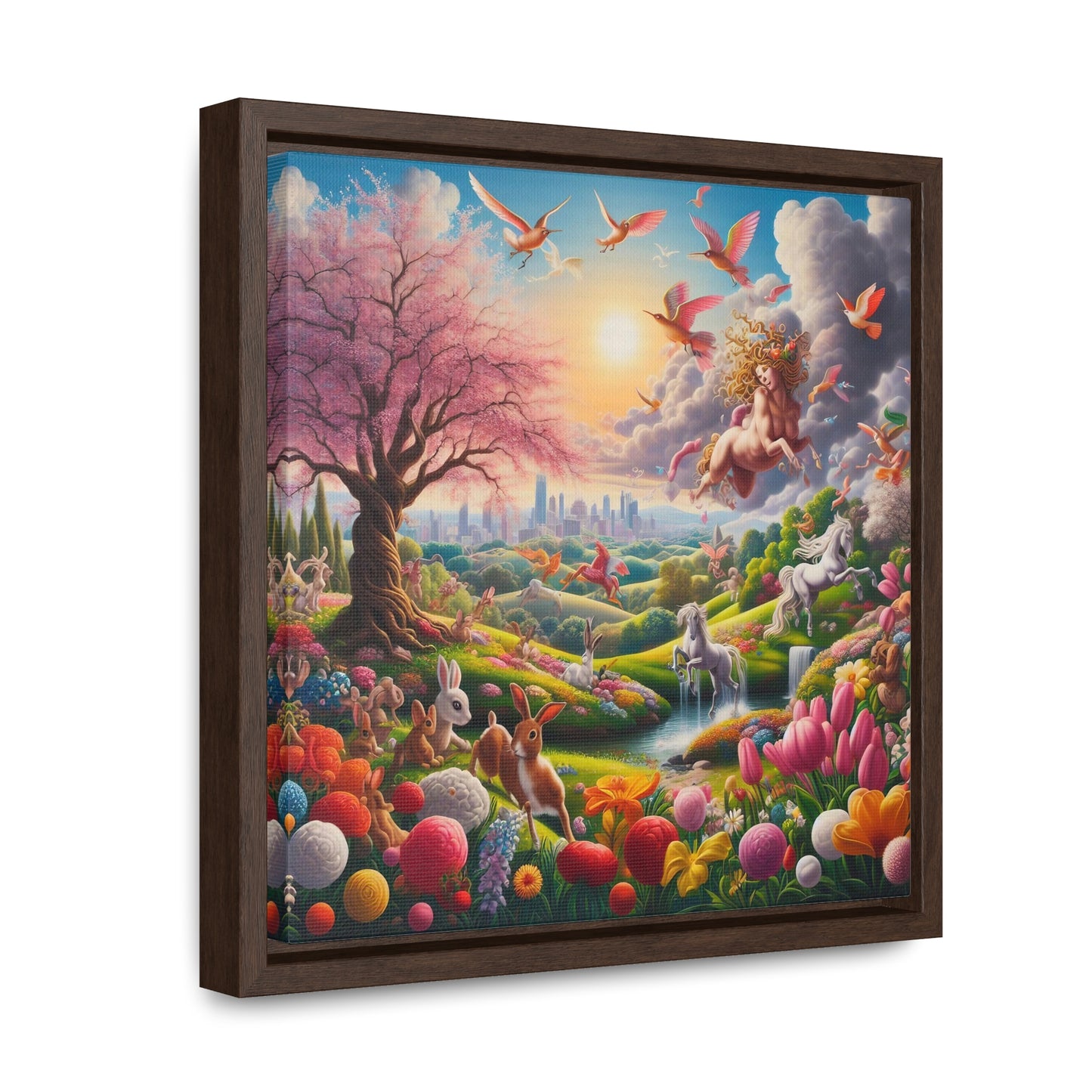 Framed Gallery Canvas Wrap - Spring 110