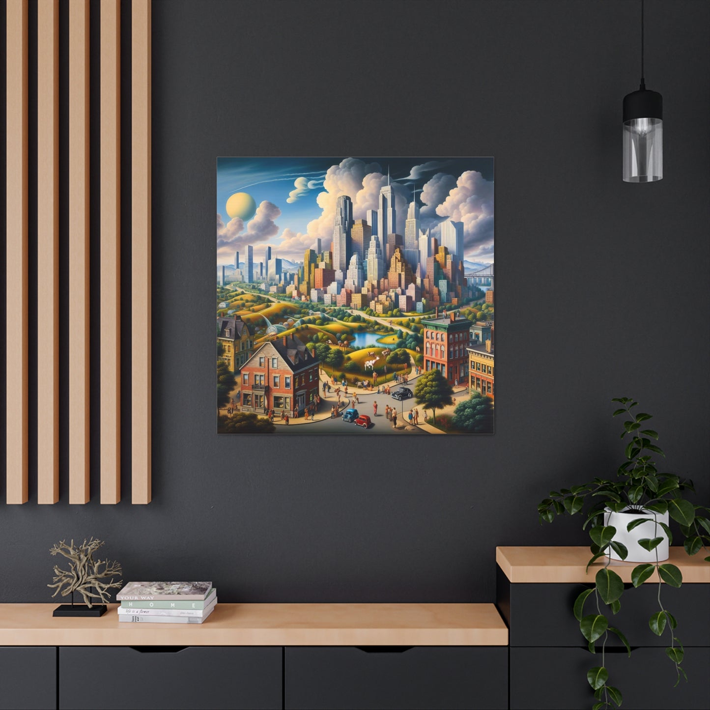 Canvas Gallery Wrap - City 7