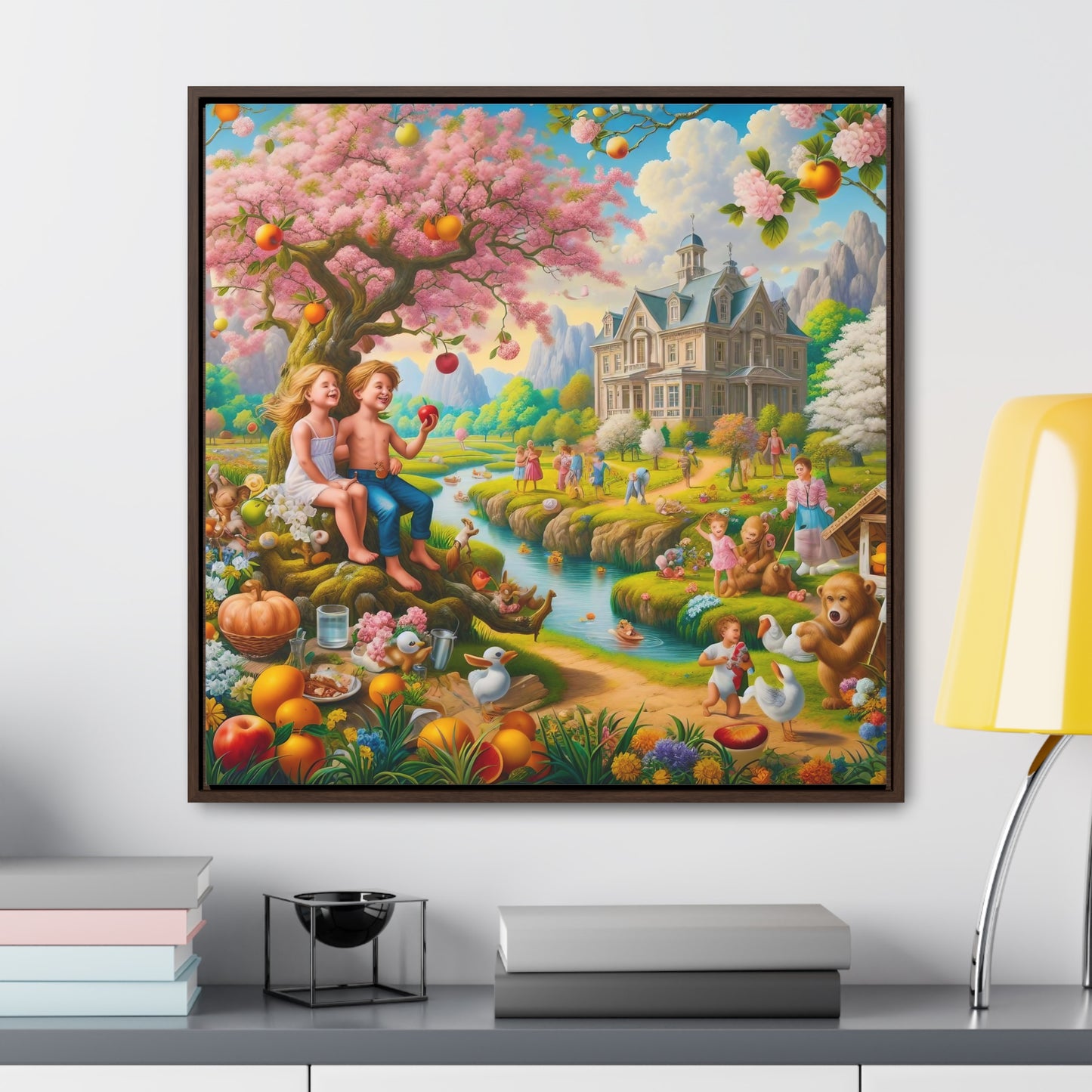 Framed Gallery Canvas Wrap - Spring 35