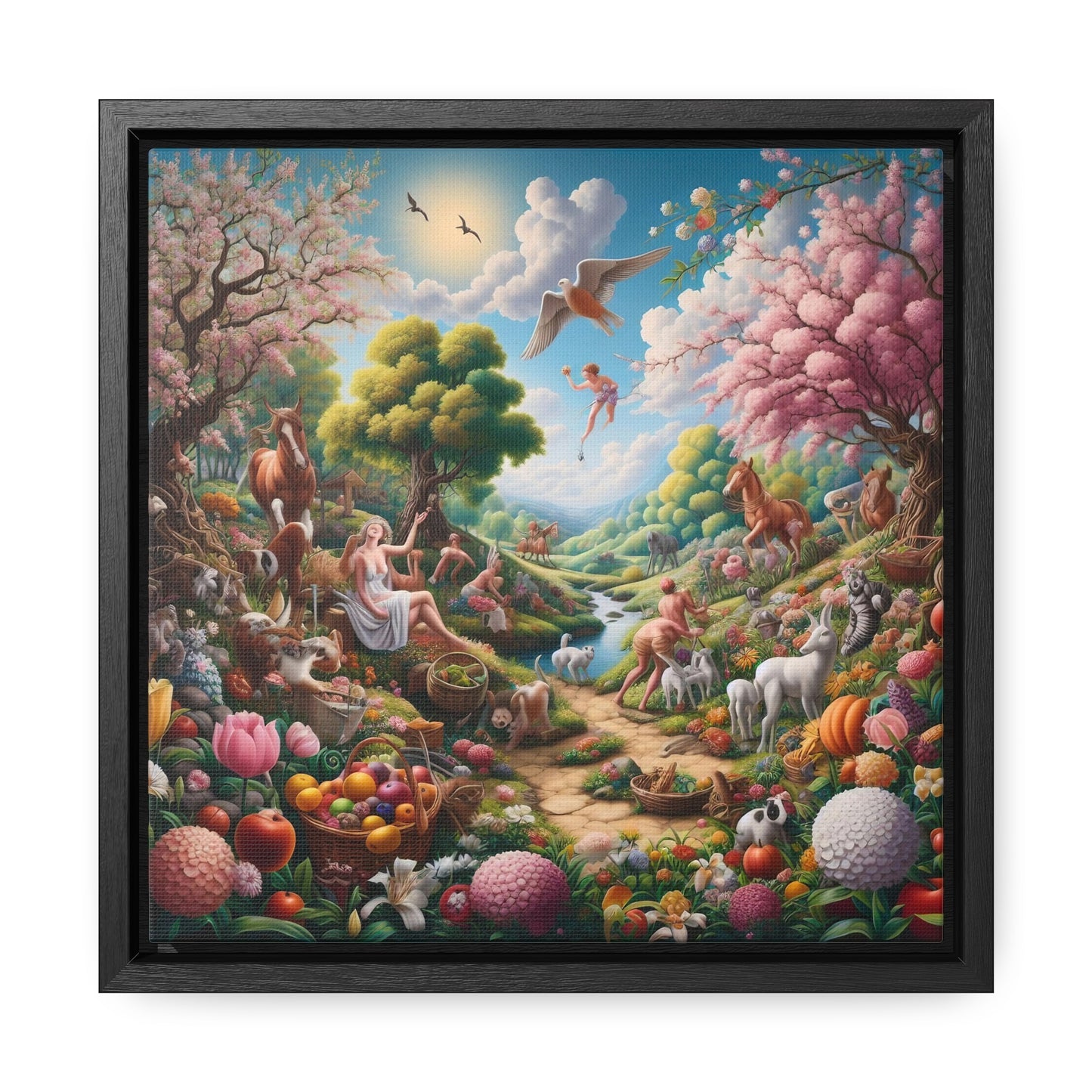 Framed Gallery Canvas Wrap - Spring 4