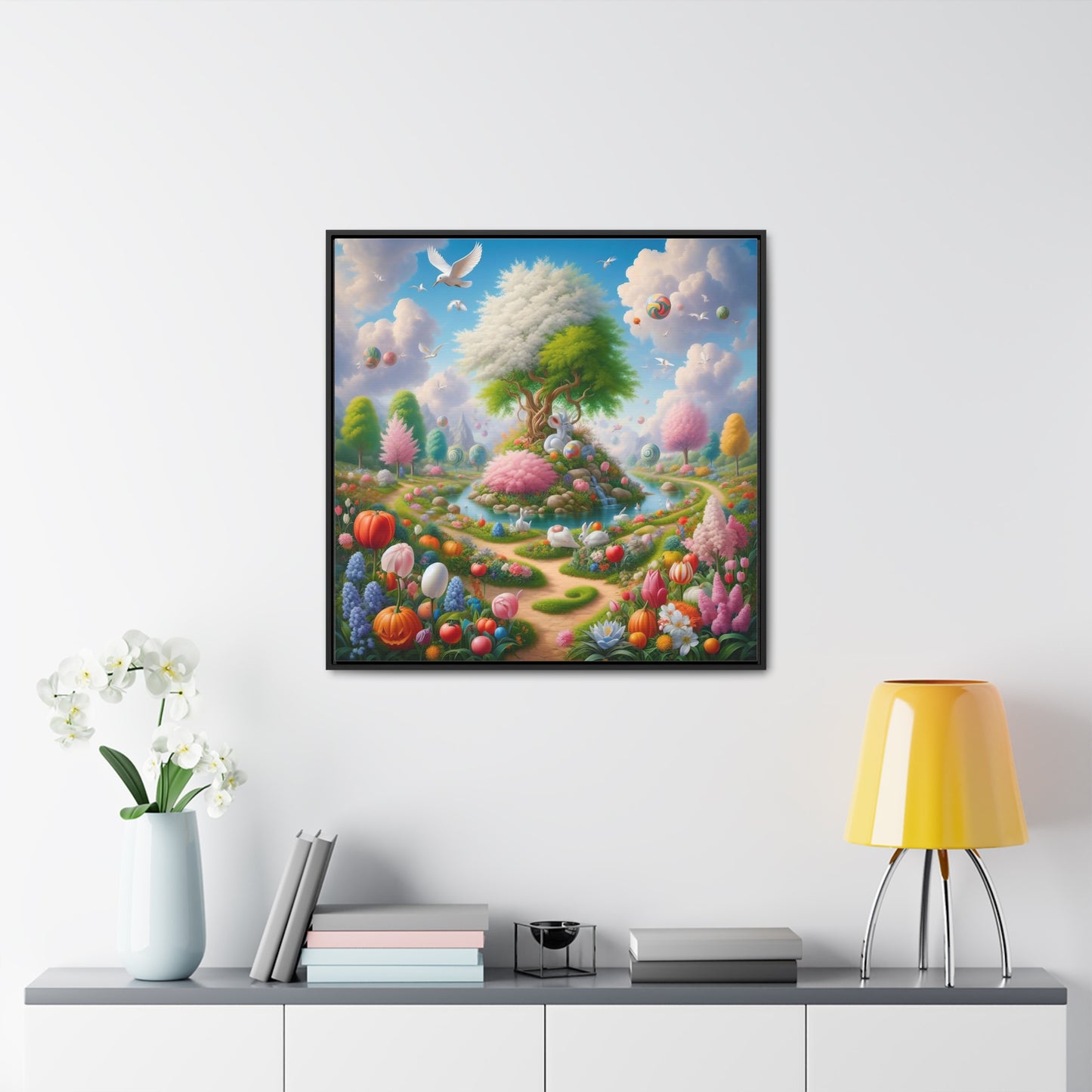 Framed Gallery Canvas Wrap - Spring 42