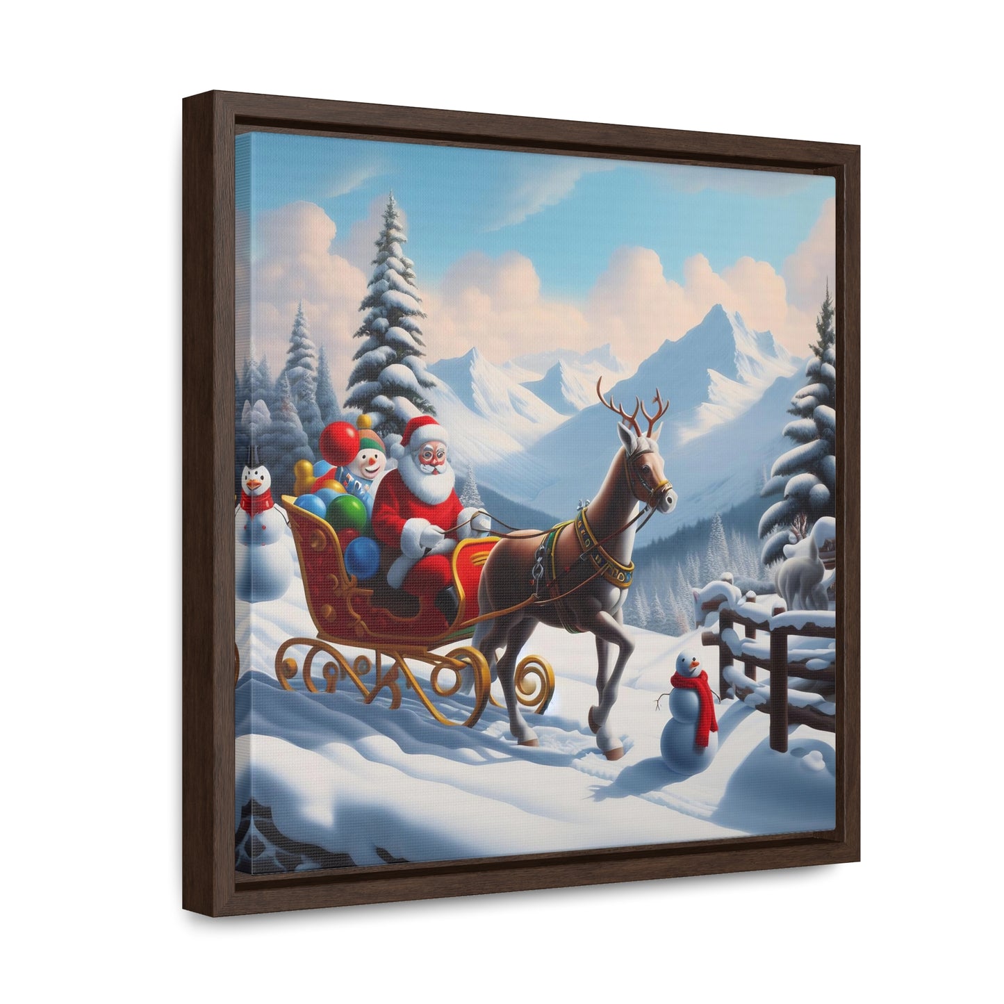 Framed Gallery Canvas Wrap - Winter 125