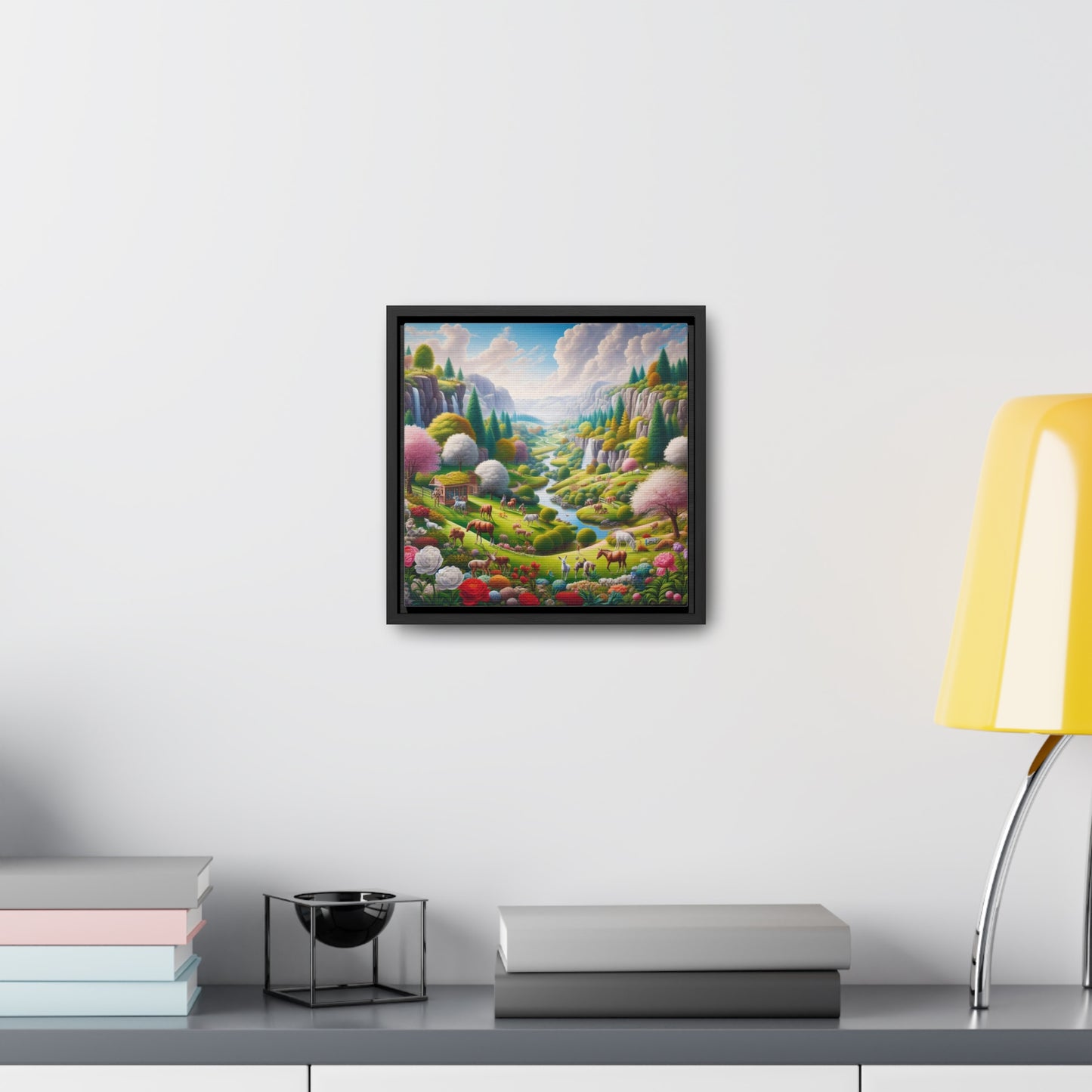 Framed Gallery Canvas Wrap - Spring 48