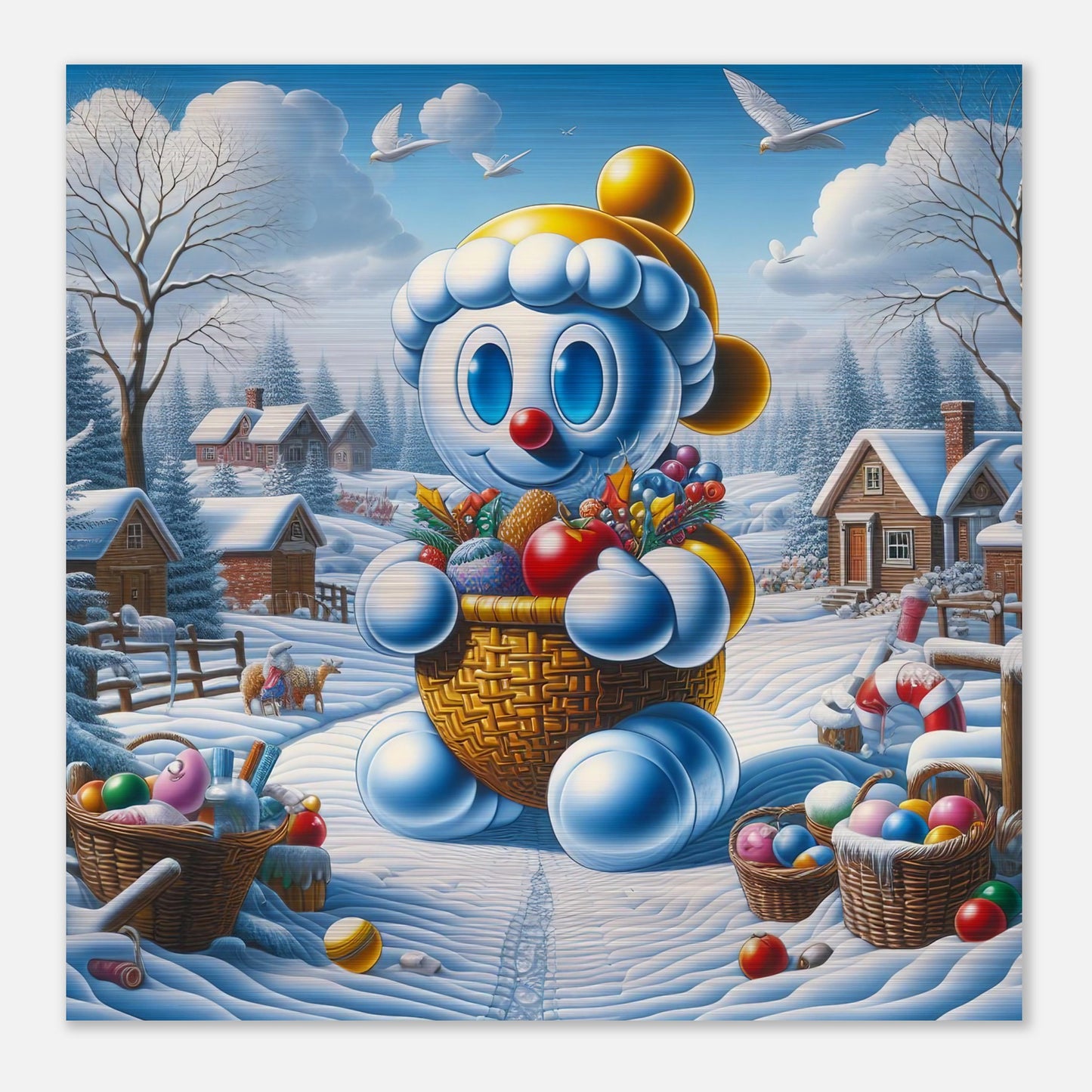 Wall Art - Winter 52 - Baby snowman