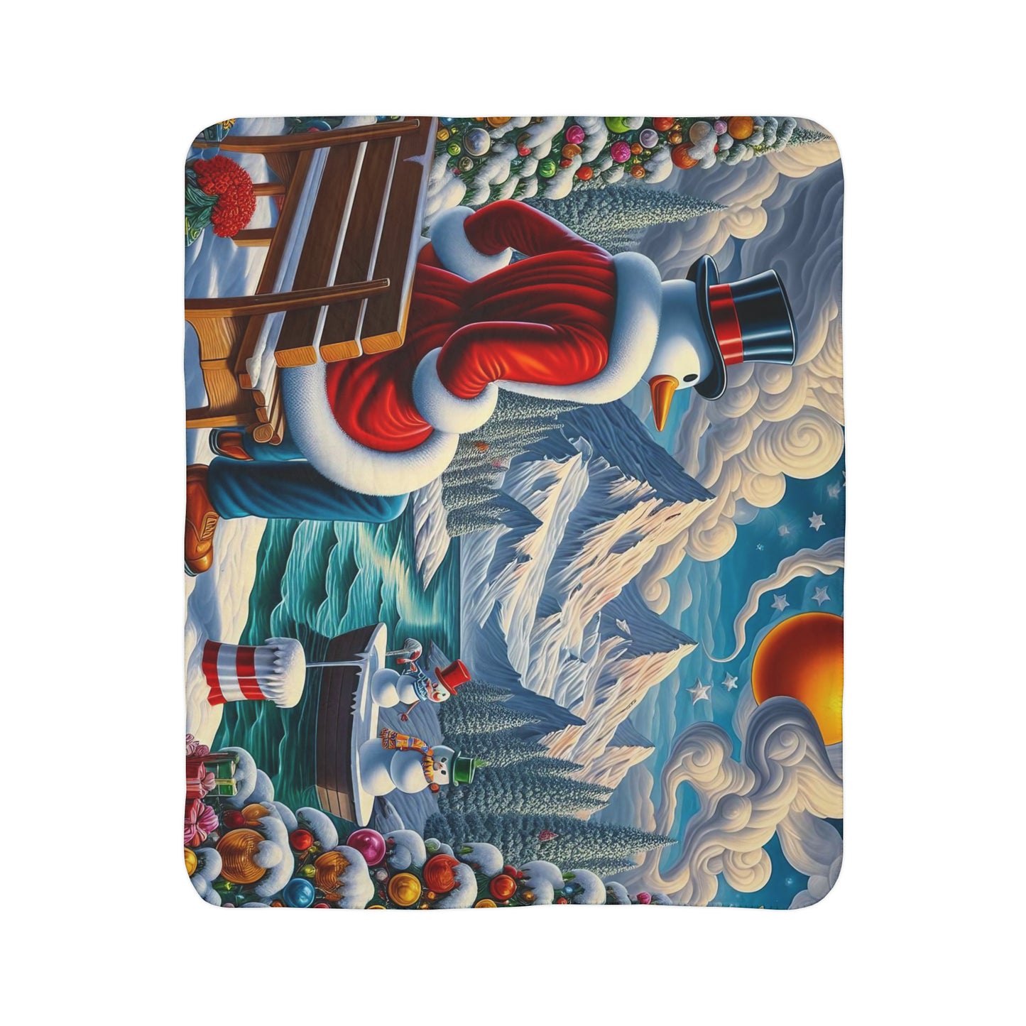 Fleece Sherpa Blanket - Winter 101