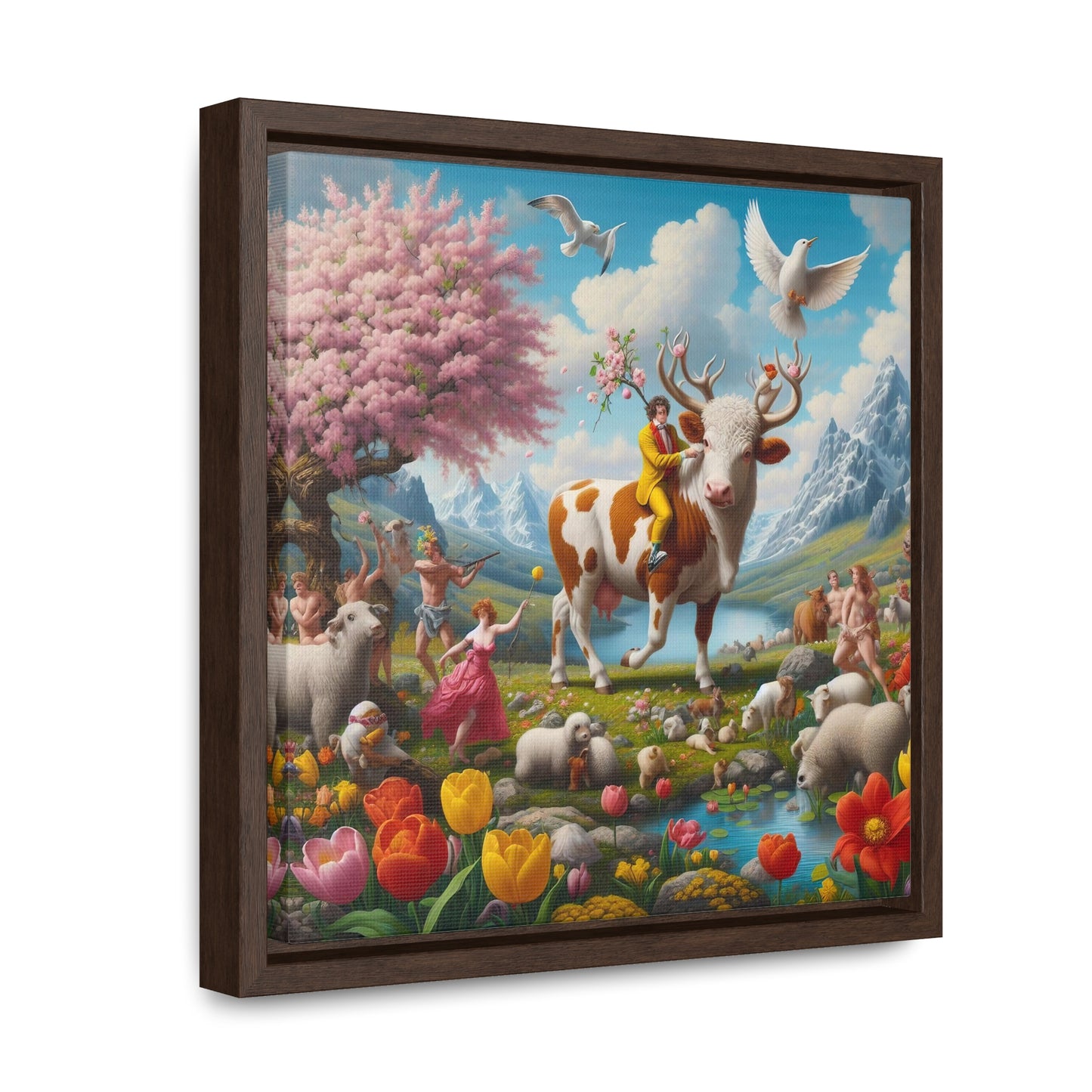 Framed Gallery Canvas Wrap - Spring 28