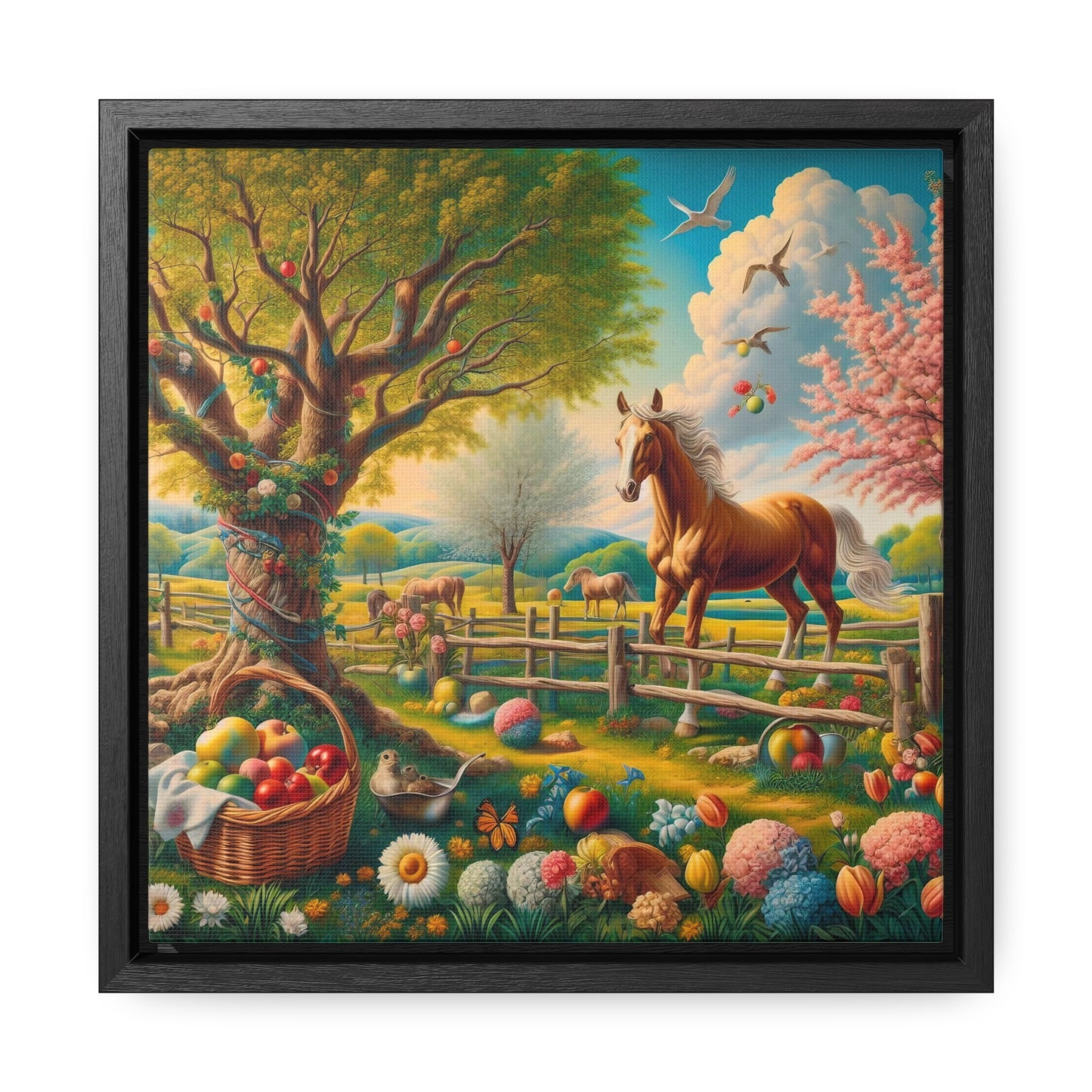 Framed Gallery Canvas Wrap - Spring 50