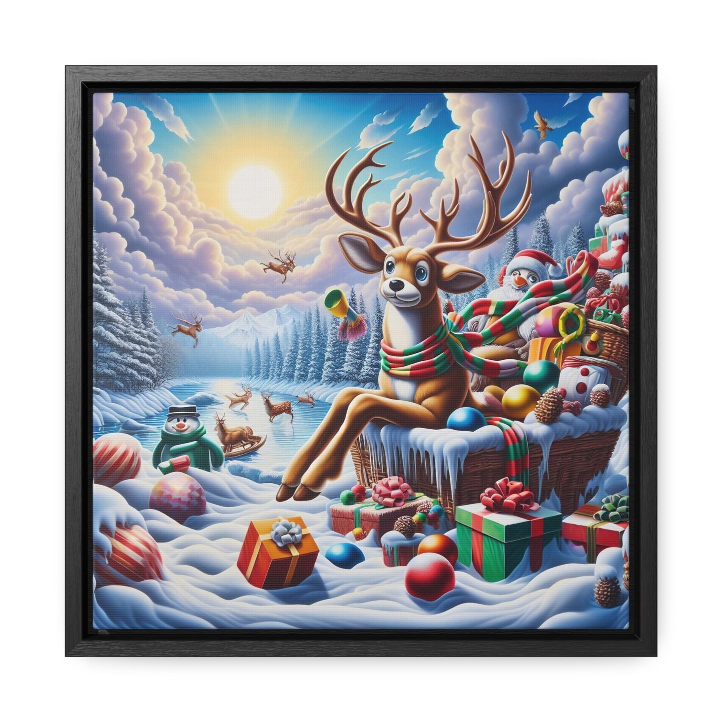 Framed Gallery Canvas Wrap - Winter 117