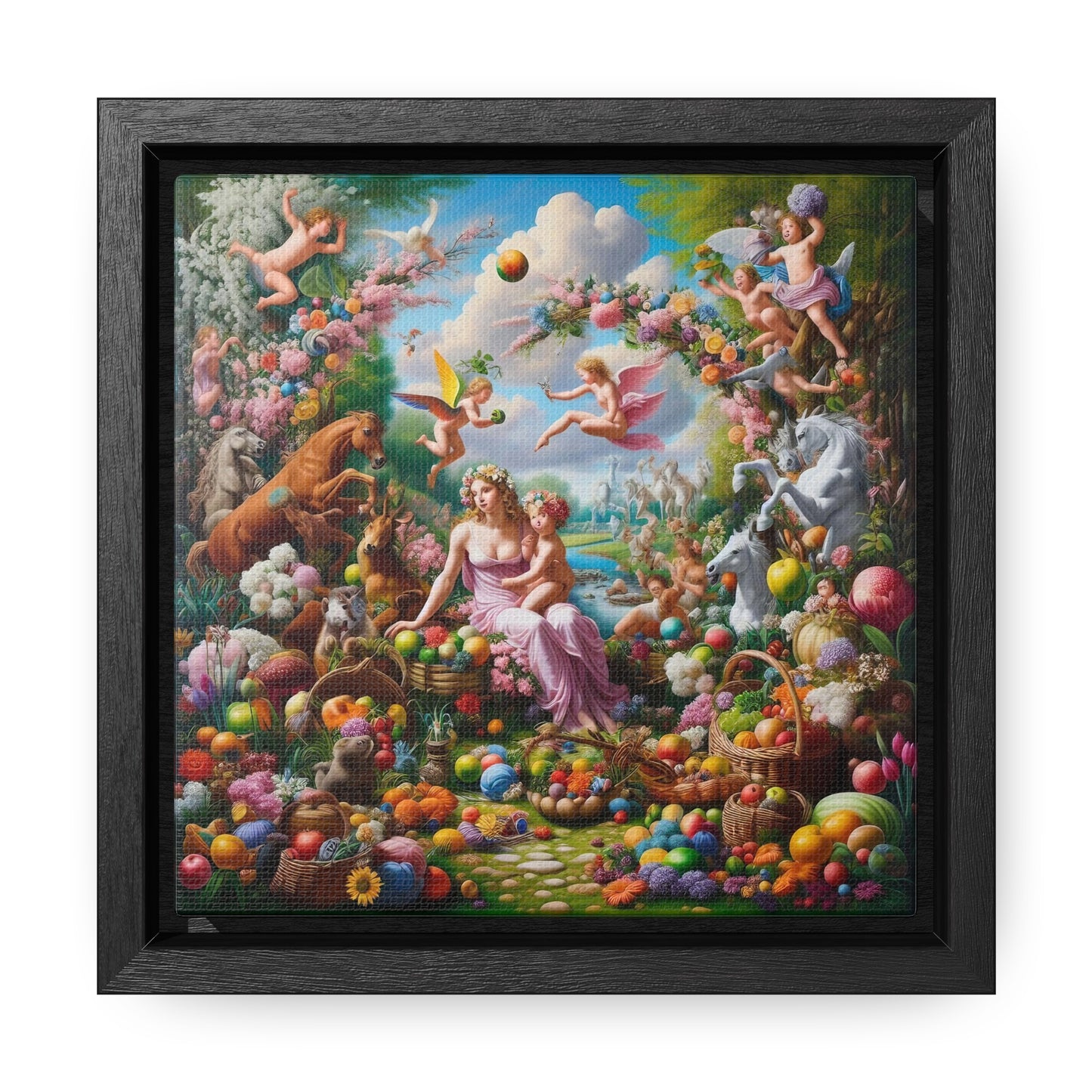 Framed Gallery Canvas Wrap - Spring 6