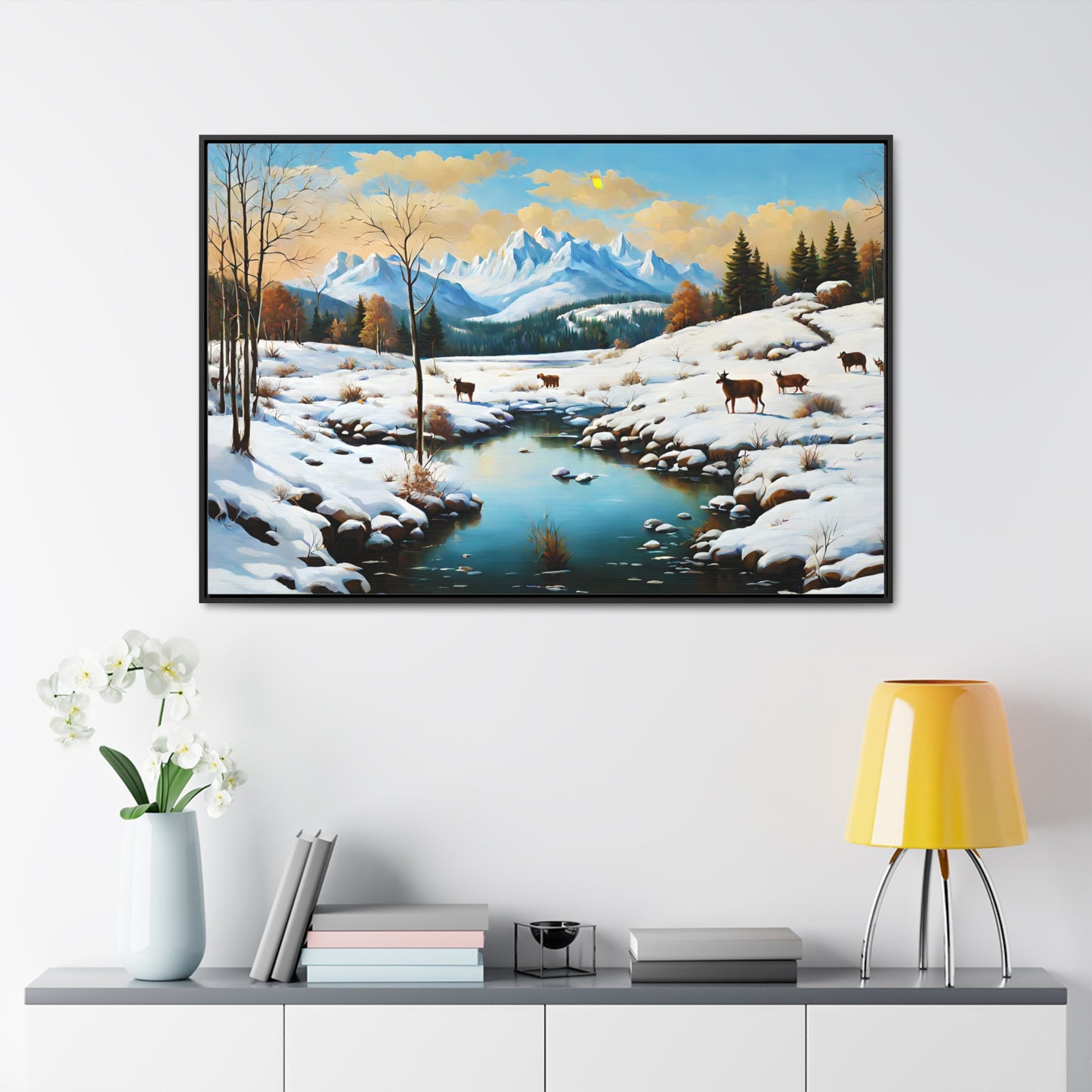 Framed Canvas Gallery Wrap - Winter 2003