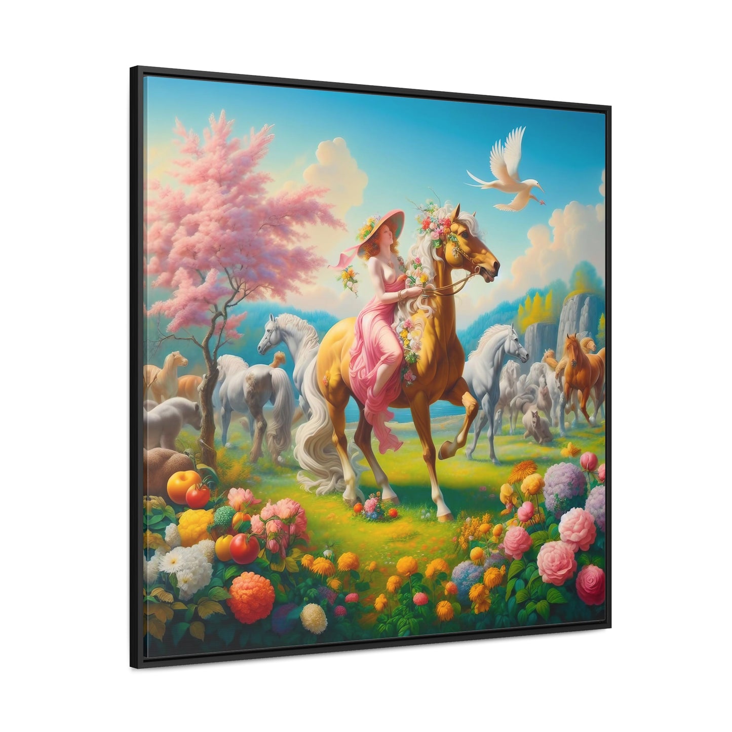 Framed Gallery Canvas Wrap - Spring 41