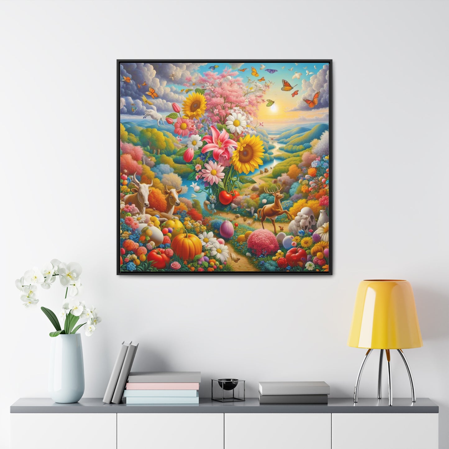 Framed Gallery Canvas Wrap - Spring 40