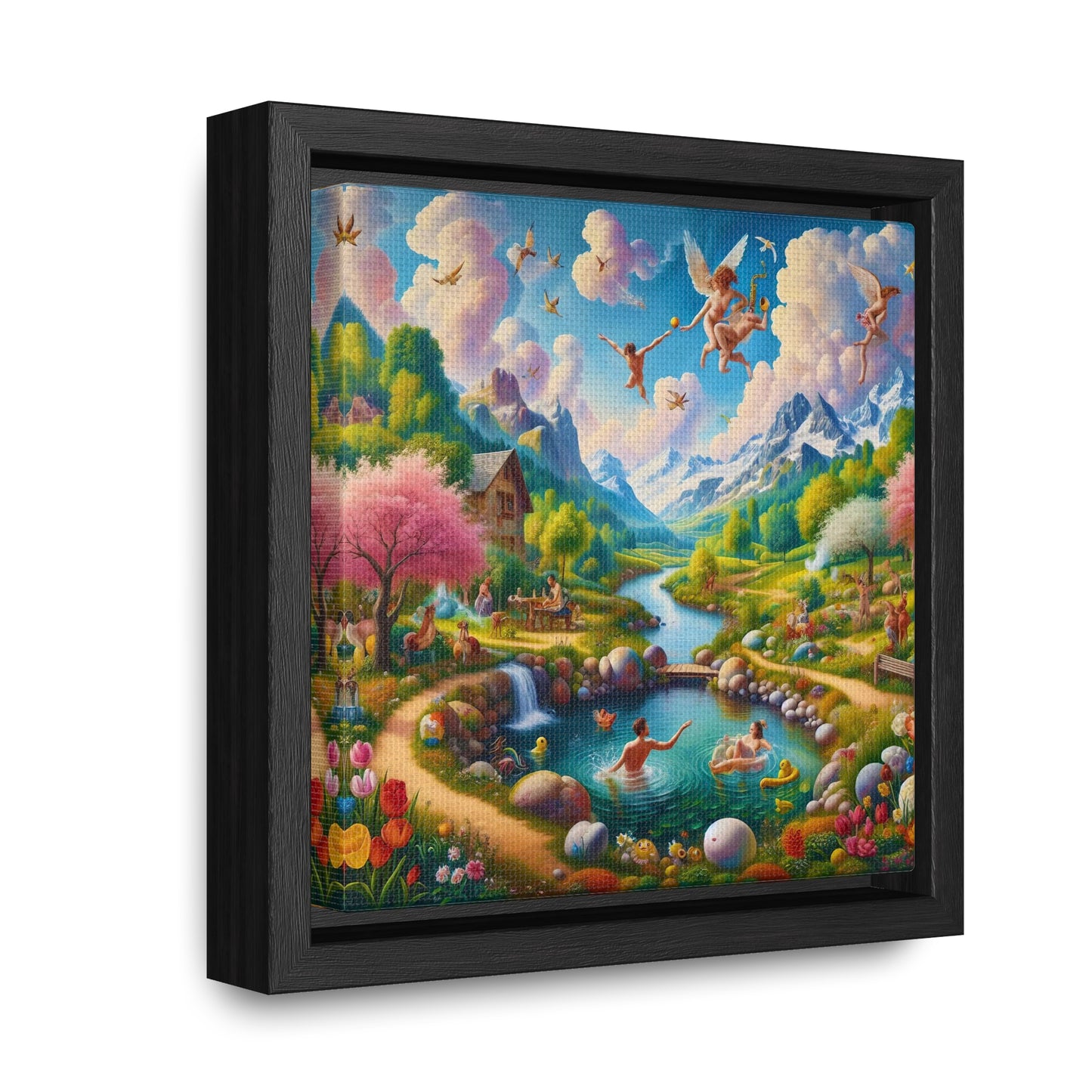 Framed Gallery Canvas Wrap - Spring 32