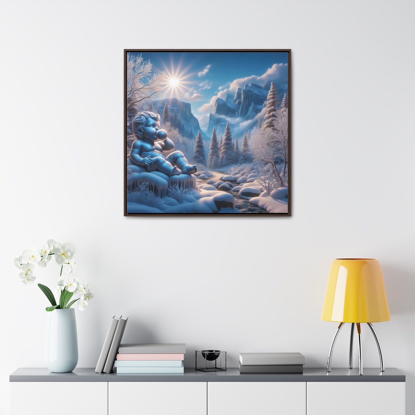 Framed Gallery Canvas Wrap - Winter 119