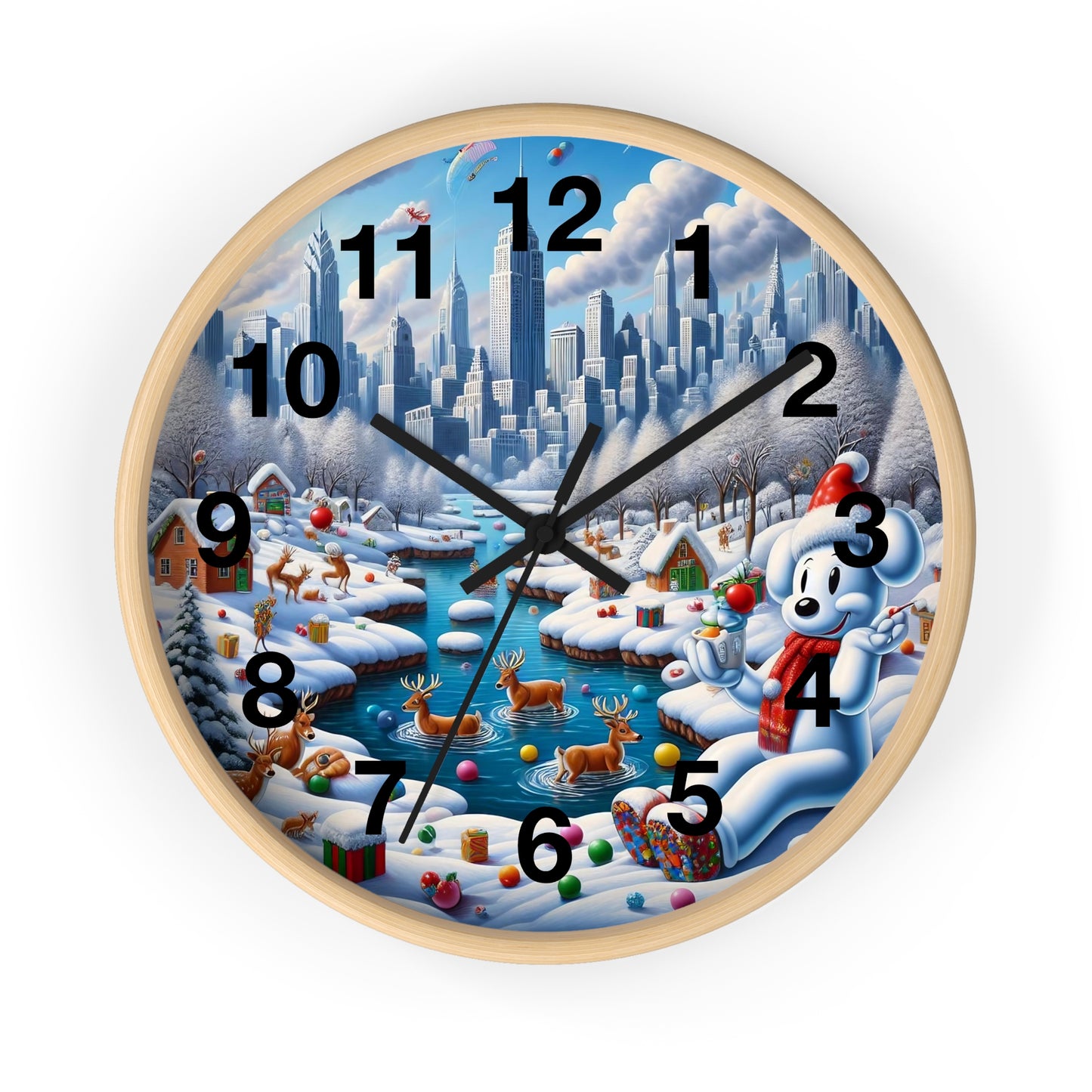 Wall Clock - Winter 126