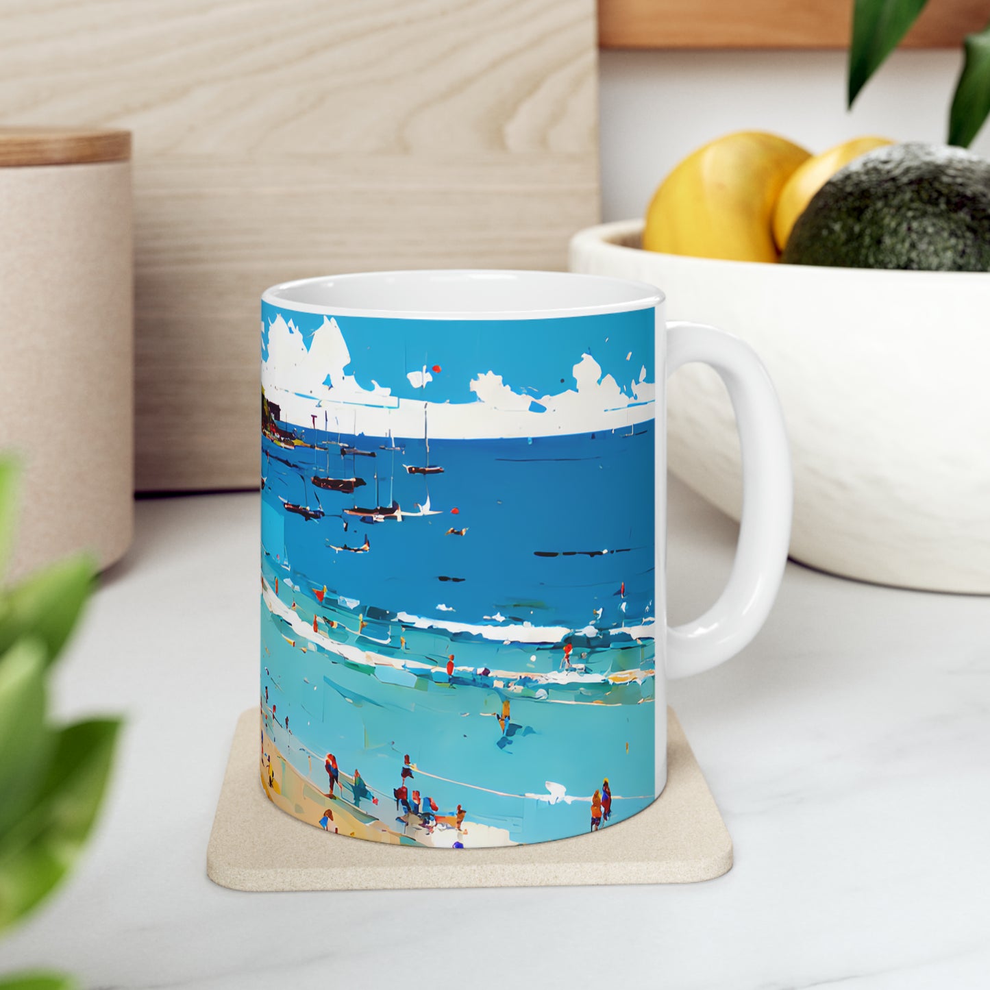 Ceramic Mug 11oz - Beach 4001