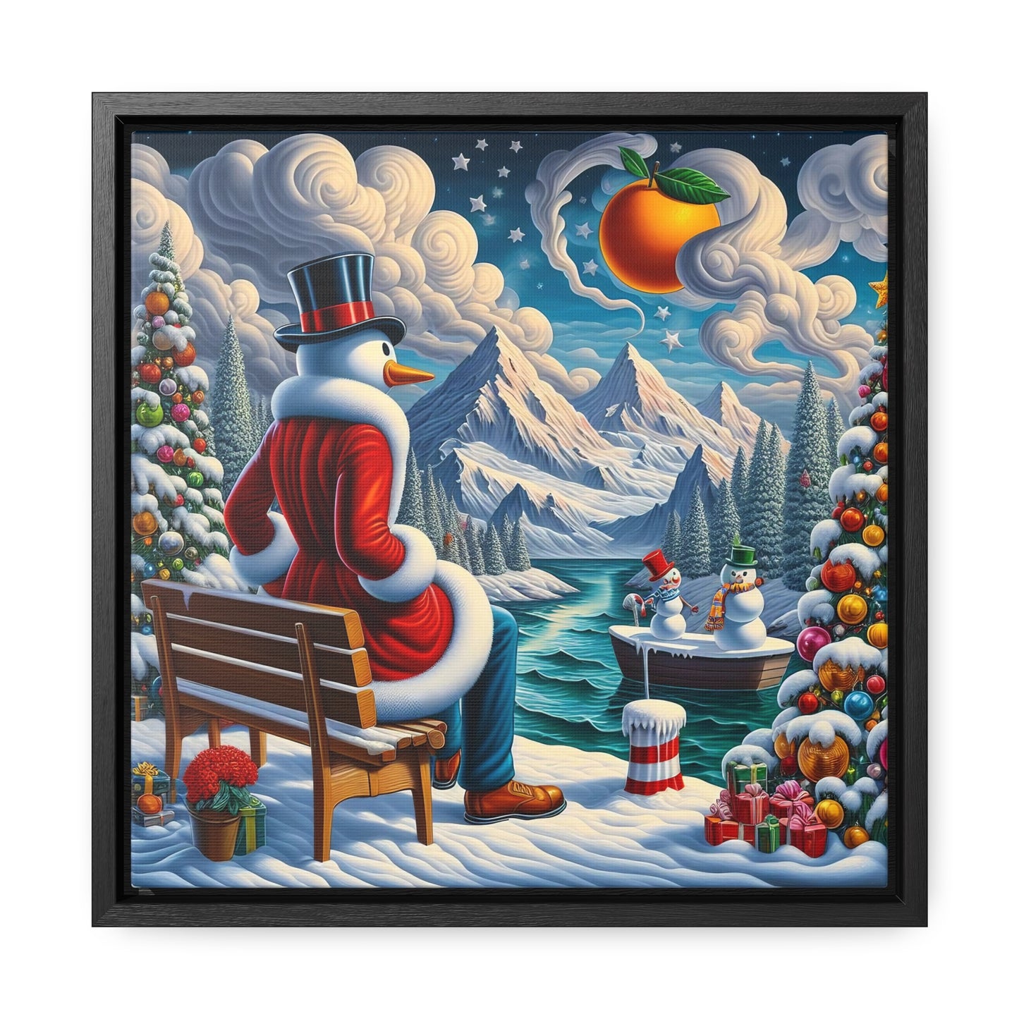 Framed Gallery Canvas Wrap - Winter 101