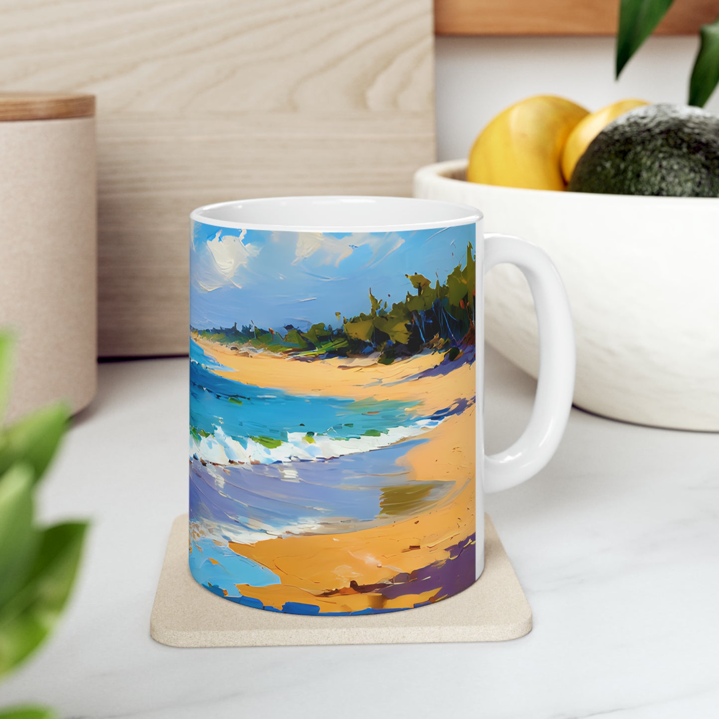 Ceramic Mug 11oz - Beach 9003