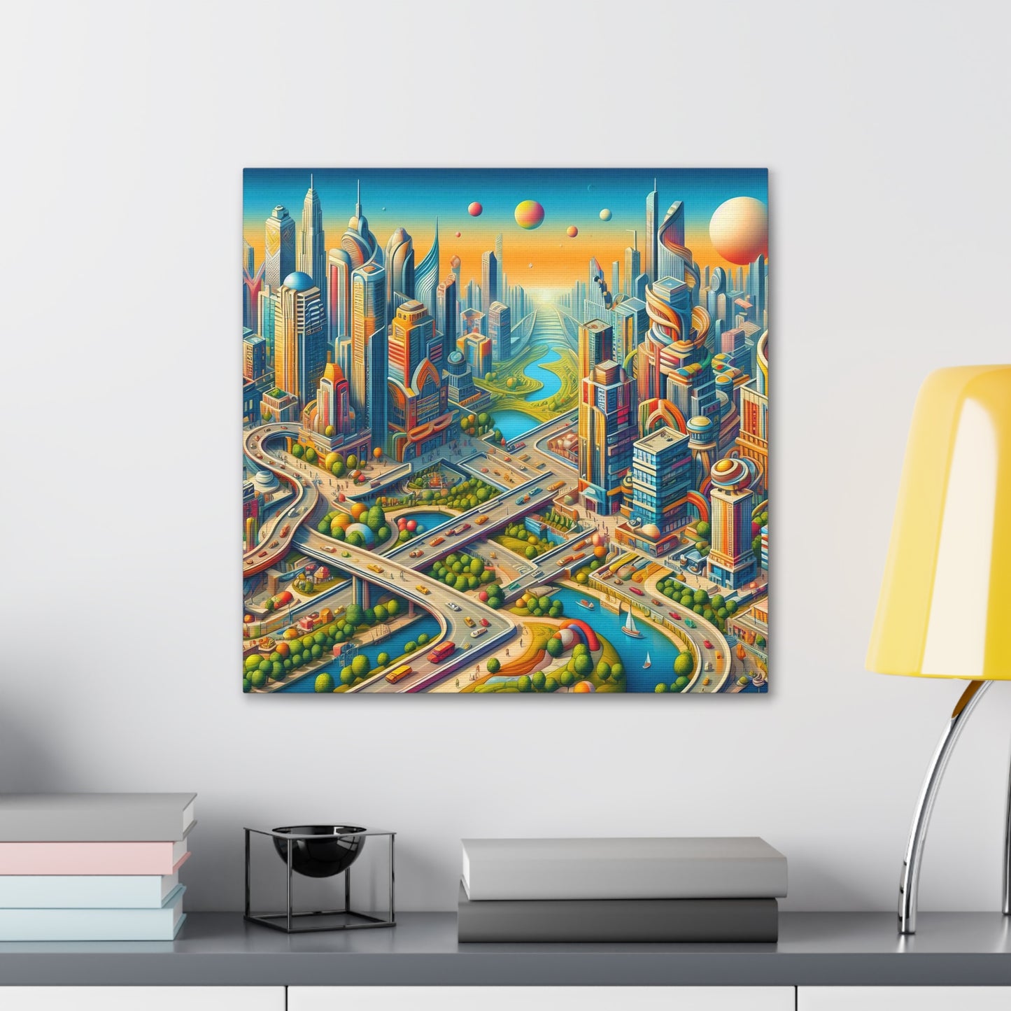 Canvas Gallery Wrap - City 9