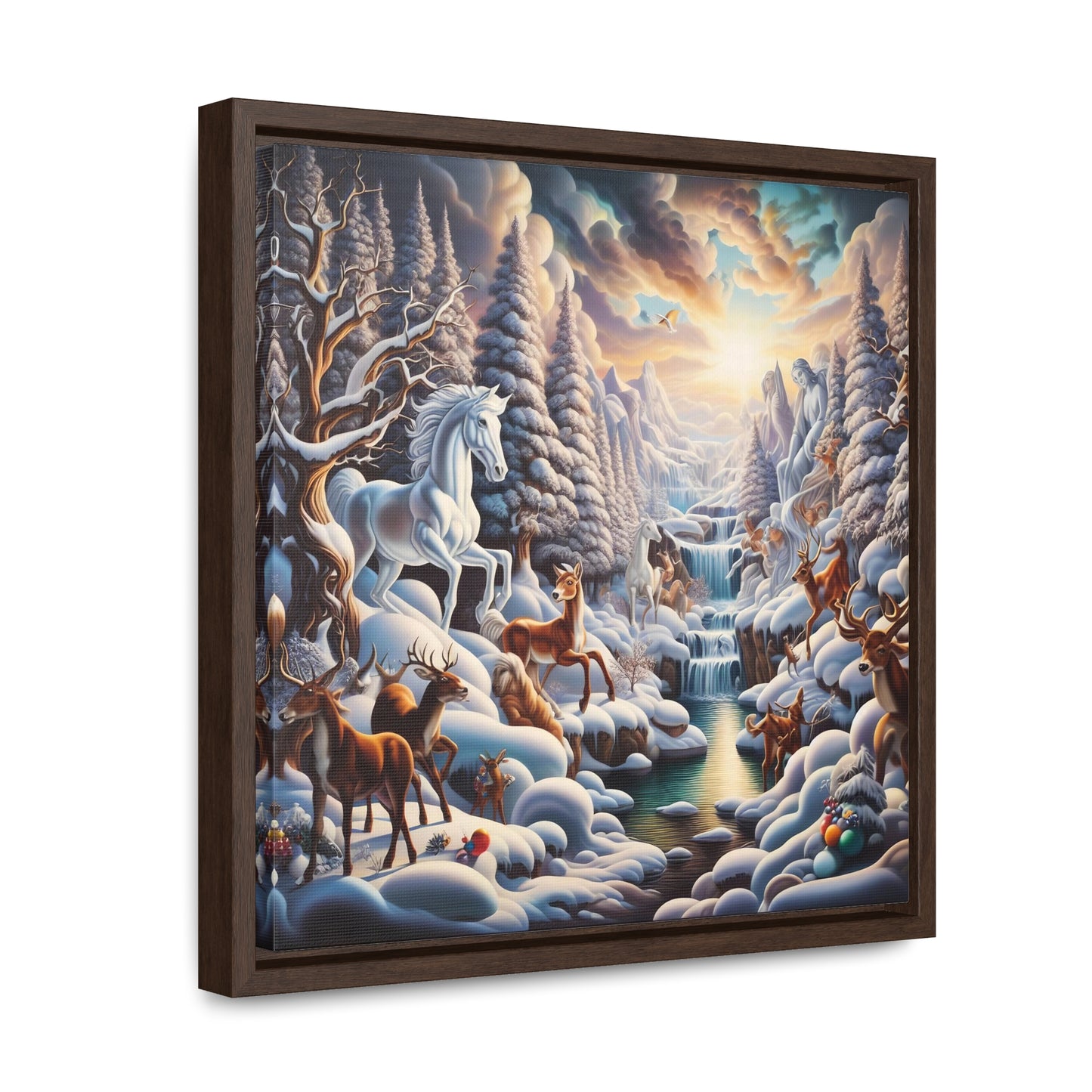 Framed Gallery Canvas Wrap - Winter 116