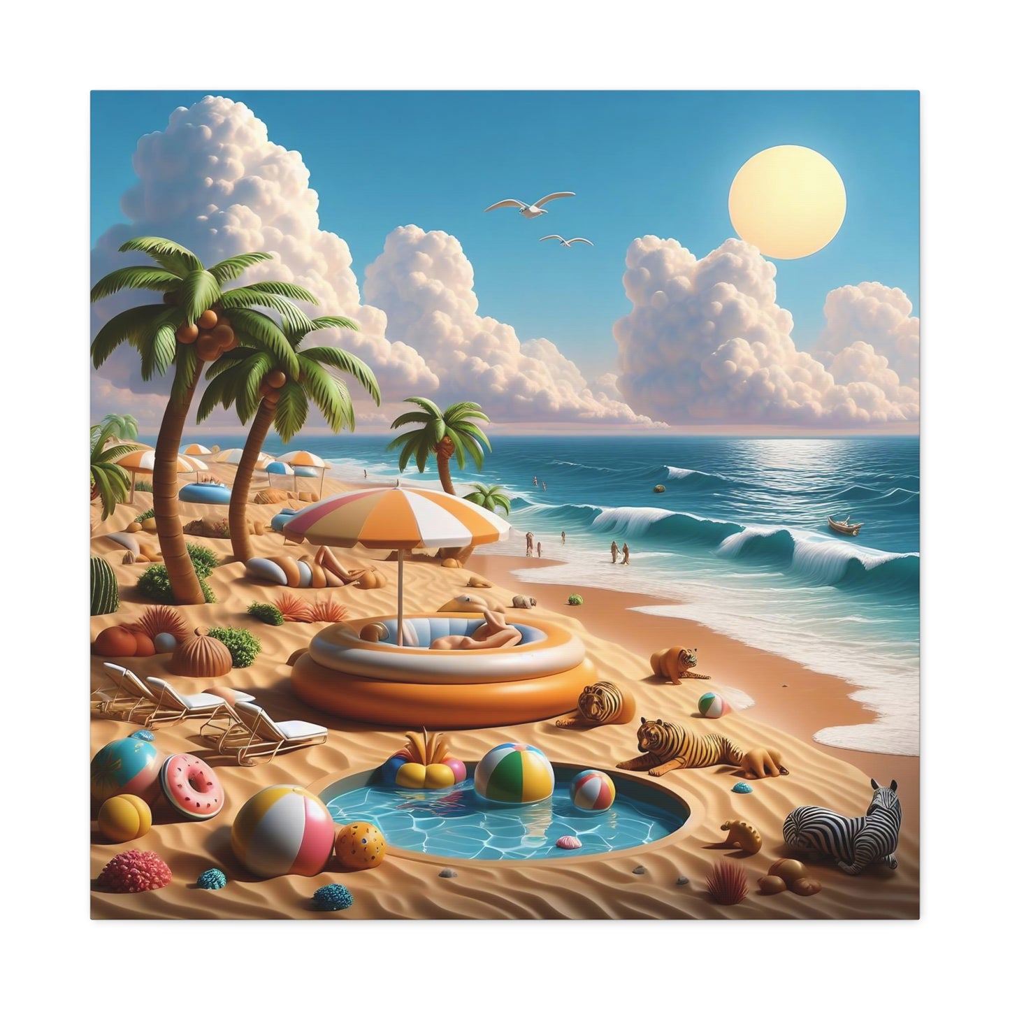 Canvas Gallery Wrap - Beach 11