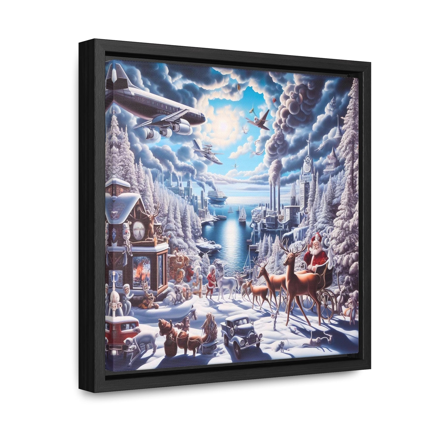 Framed Gallery Canvas Wrap - Winter 114