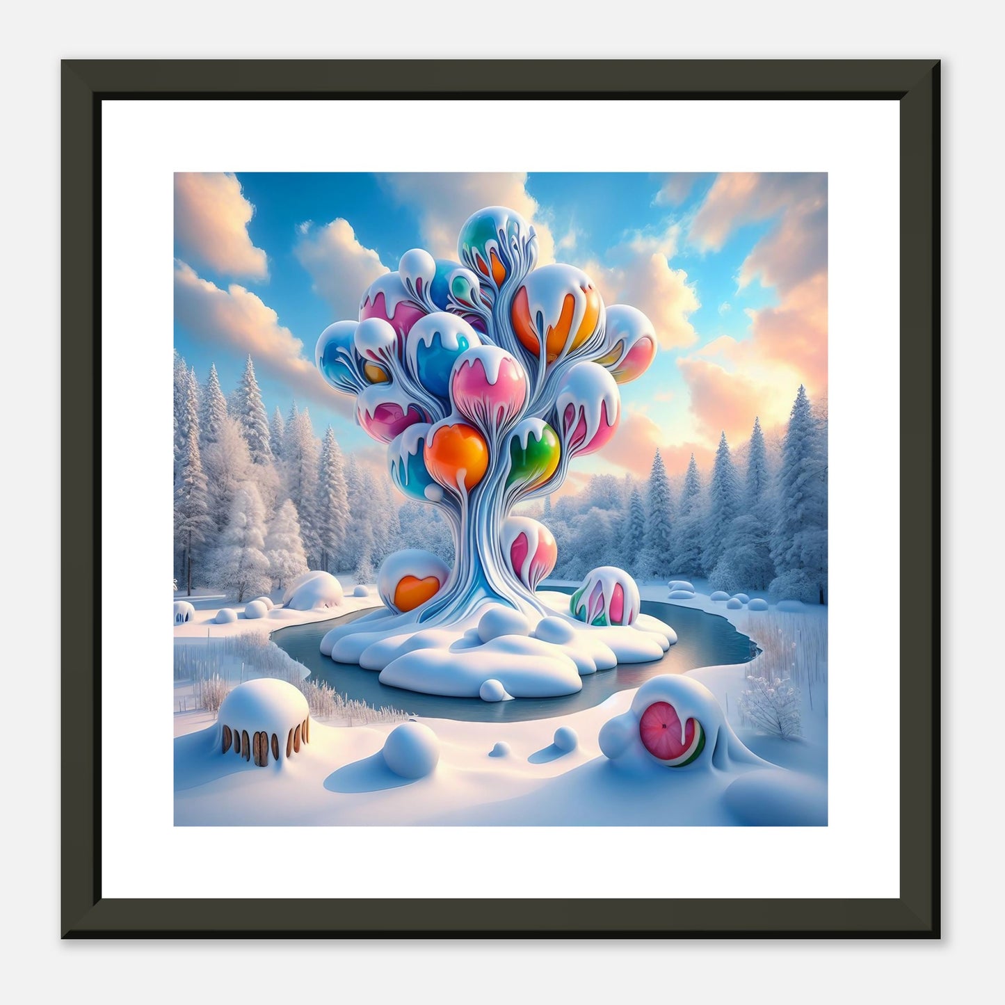 Wall Art - Winter 78 - Ball sculpture
