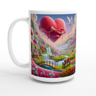 White 15oz Ceramic Mug - Valentine's Day 19