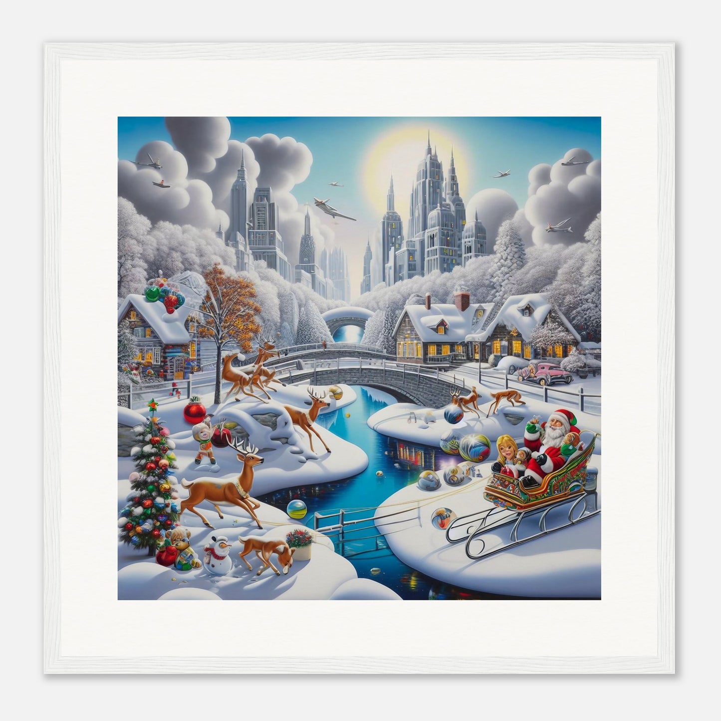 Wall Art - Winter 19 - Deer and bridges