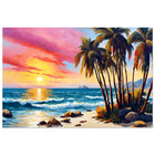 Aluminum Print - Beach Sunset 2
