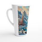 White Latte 17oz Ceramic Mug - Winter 5