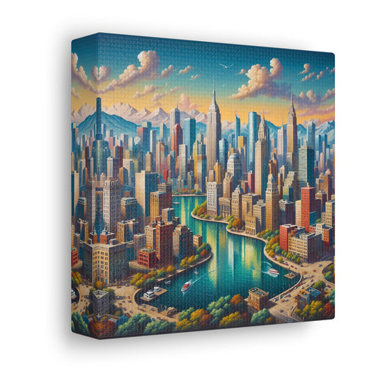 Canvas Gallery Wrap - City 1