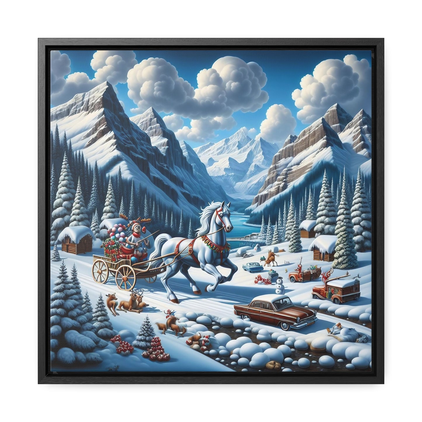 Framed Gallery Canvas Wrap - Winter 107