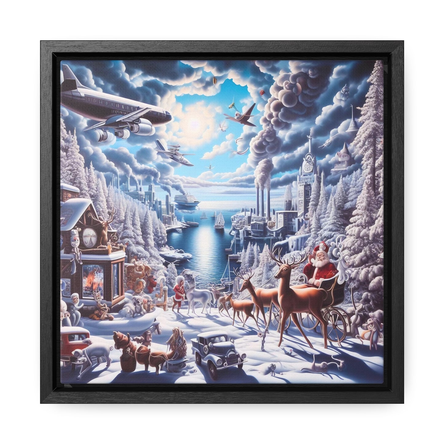 Framed Gallery Canvas Wrap - Winter 114