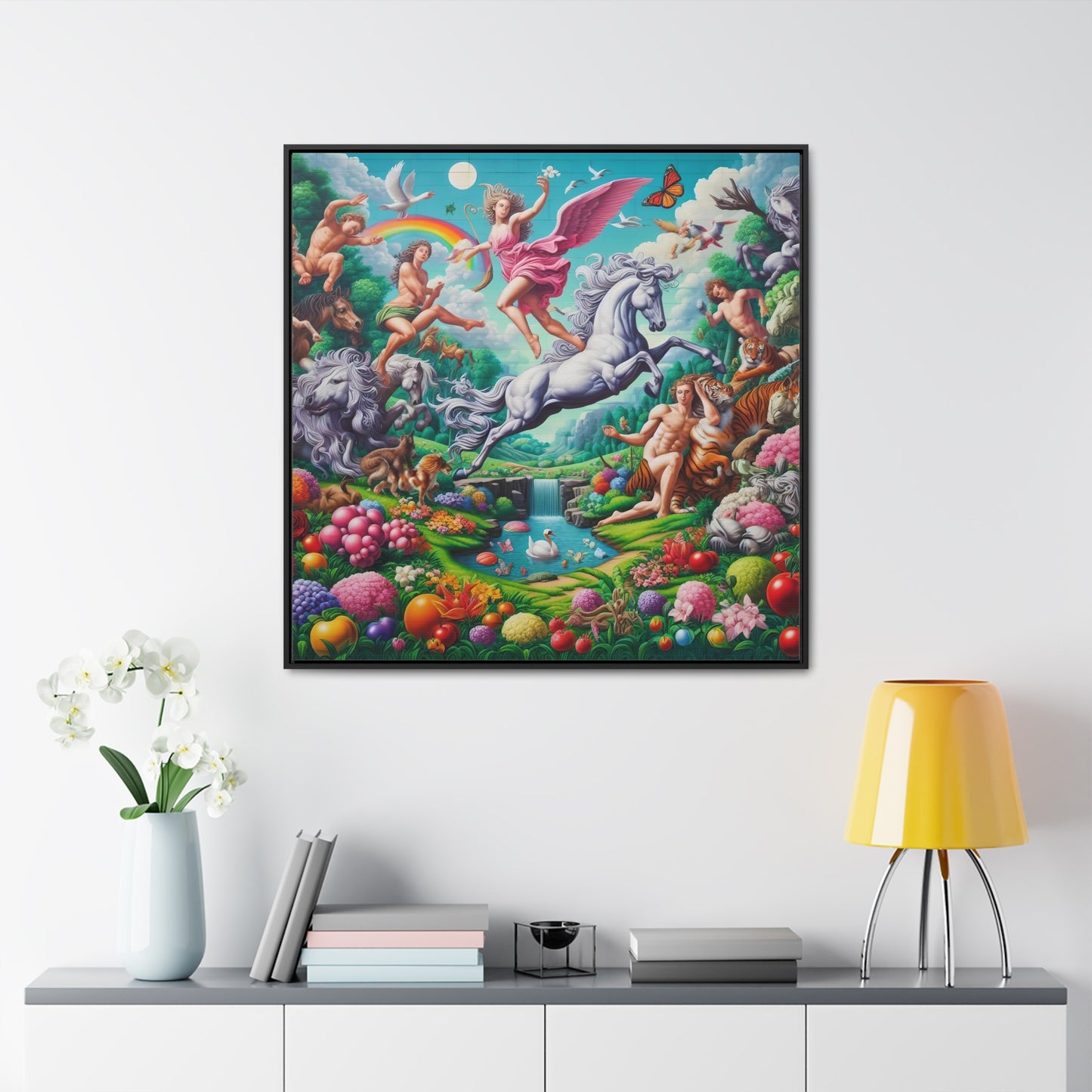 Framed Gallery Canvas Wrap - Spring 113