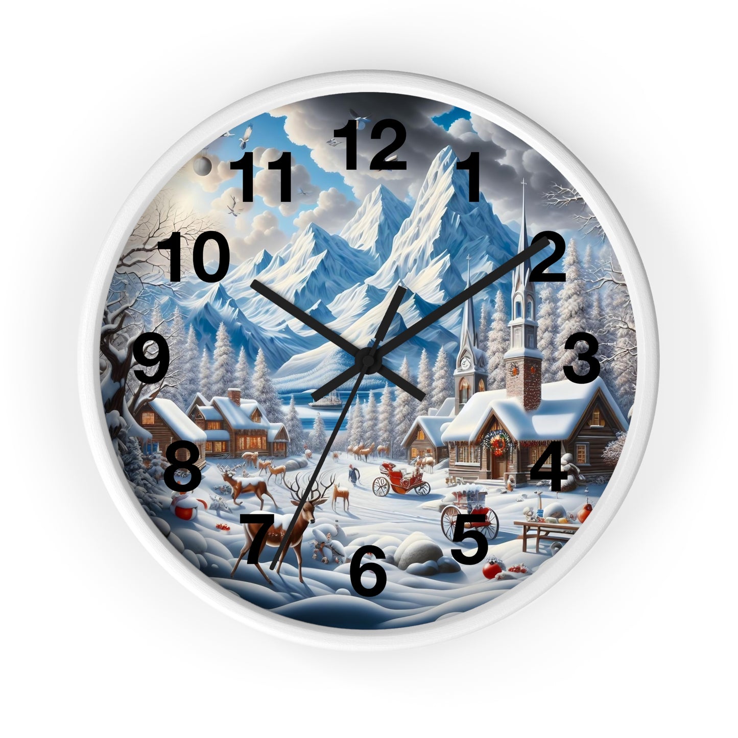 Wall Clock - Winter 129