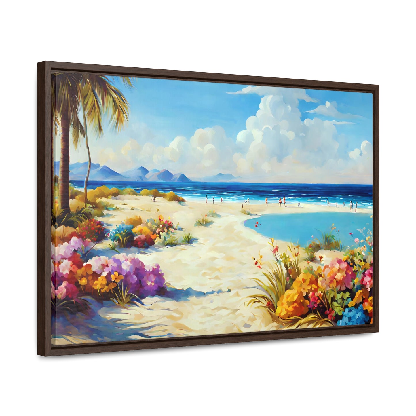 Framed Canvas Gallery Wrap - Beach 2013