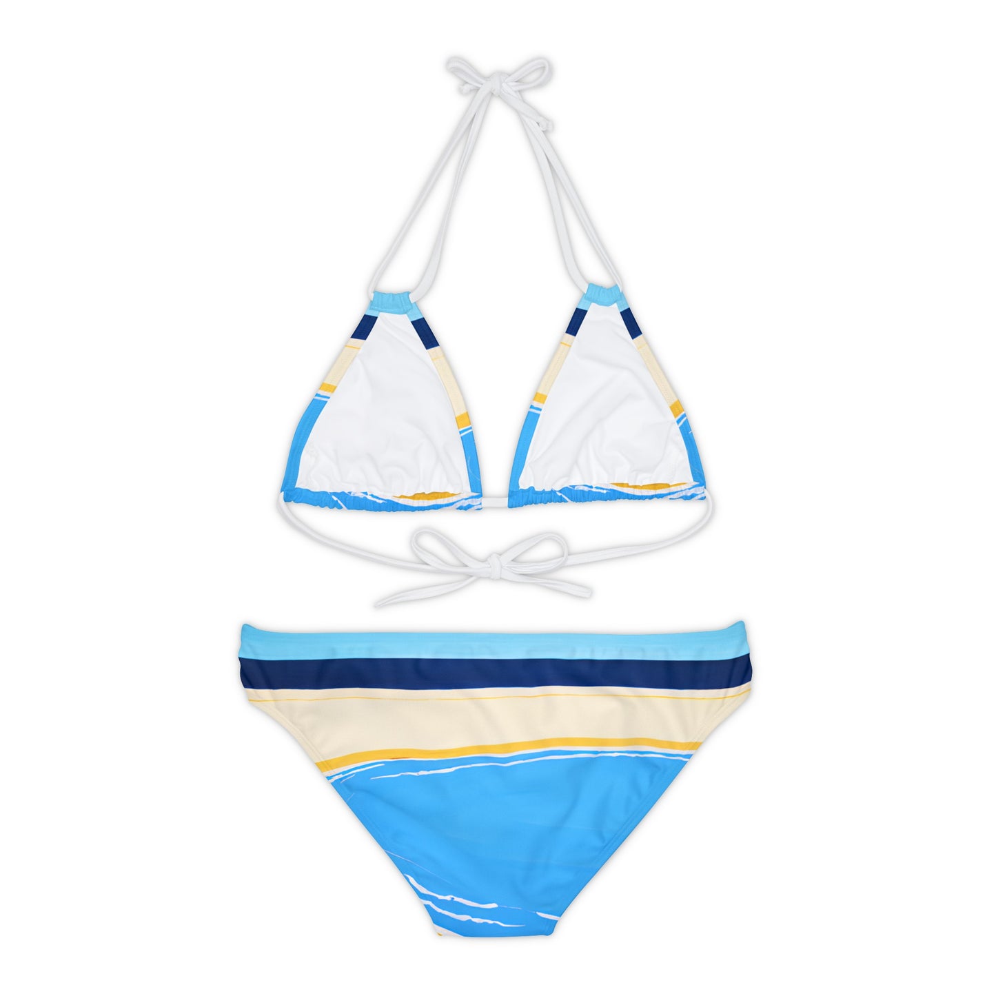 Strappy Bikini Set - Beach 10001