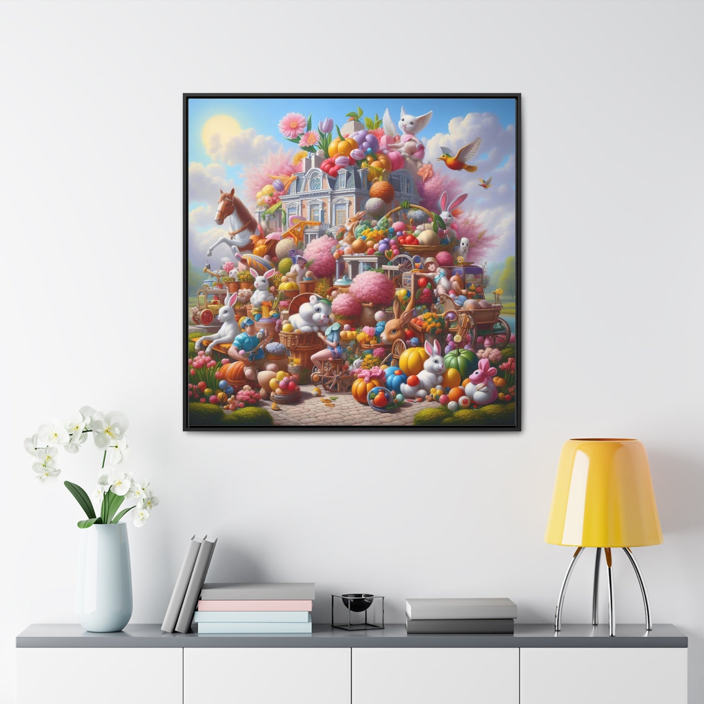 Framed Gallery Canvas Wrap - Spring 14