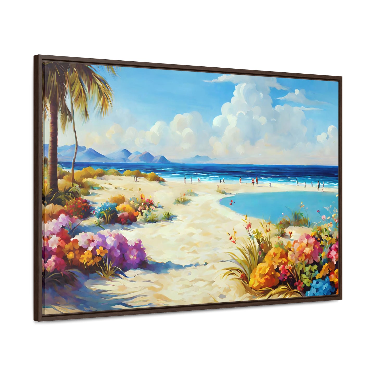 Framed Canvas Gallery Wrap - Beach 2013