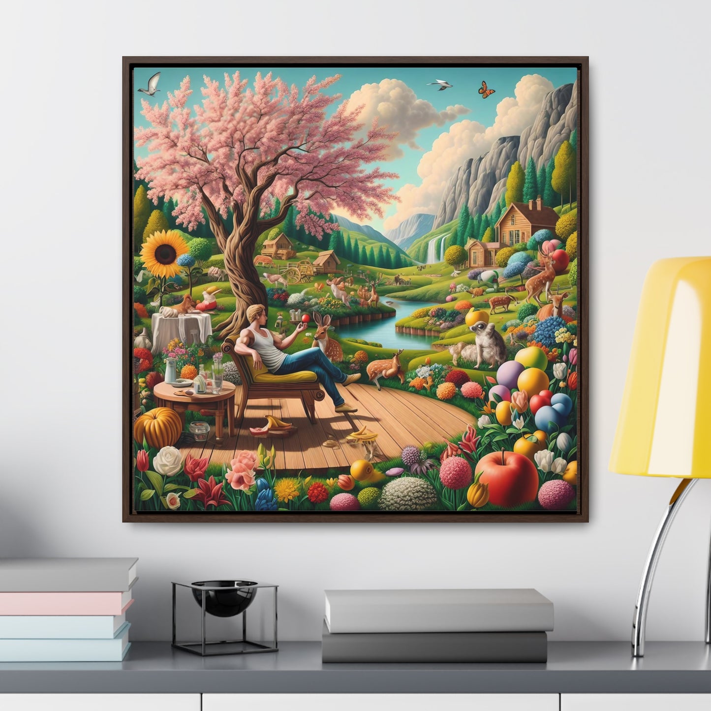 Framed Gallery Canvas Wrap - Spring 13