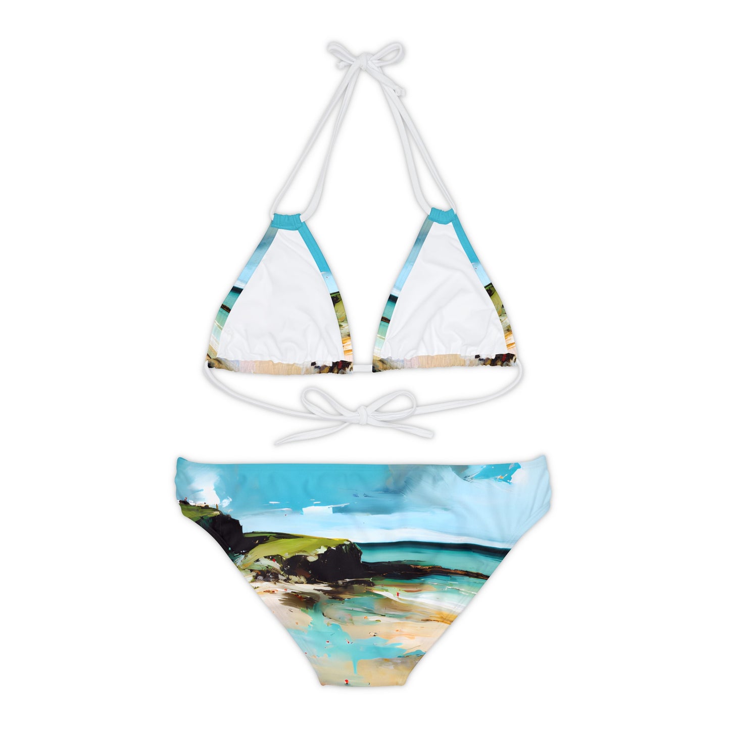 Strappy Bikini Set - Beach 7001