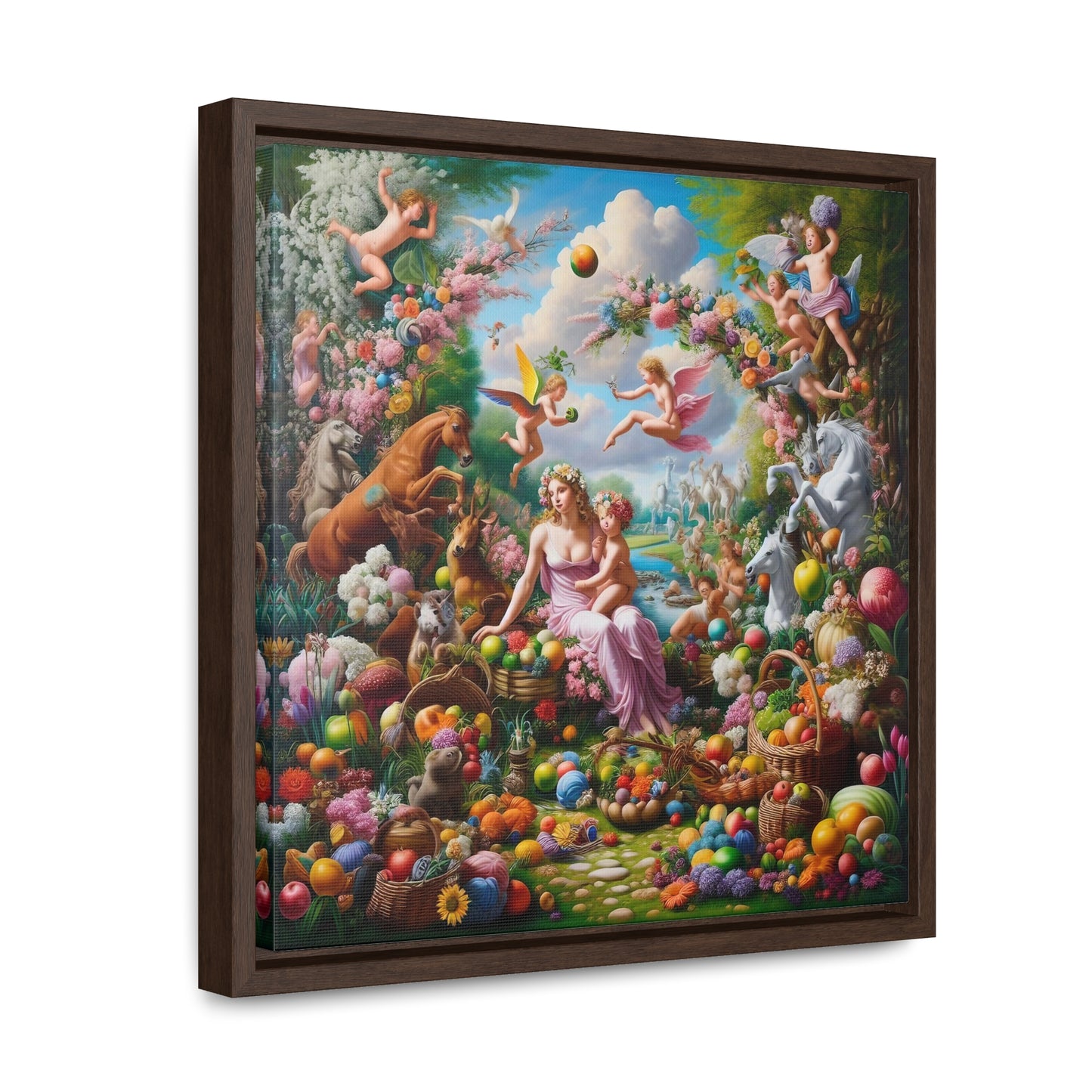 Framed Gallery Canvas Wrap - Spring 6