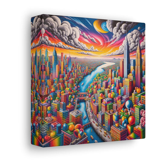 Canvas Gallery Wrap - City 15