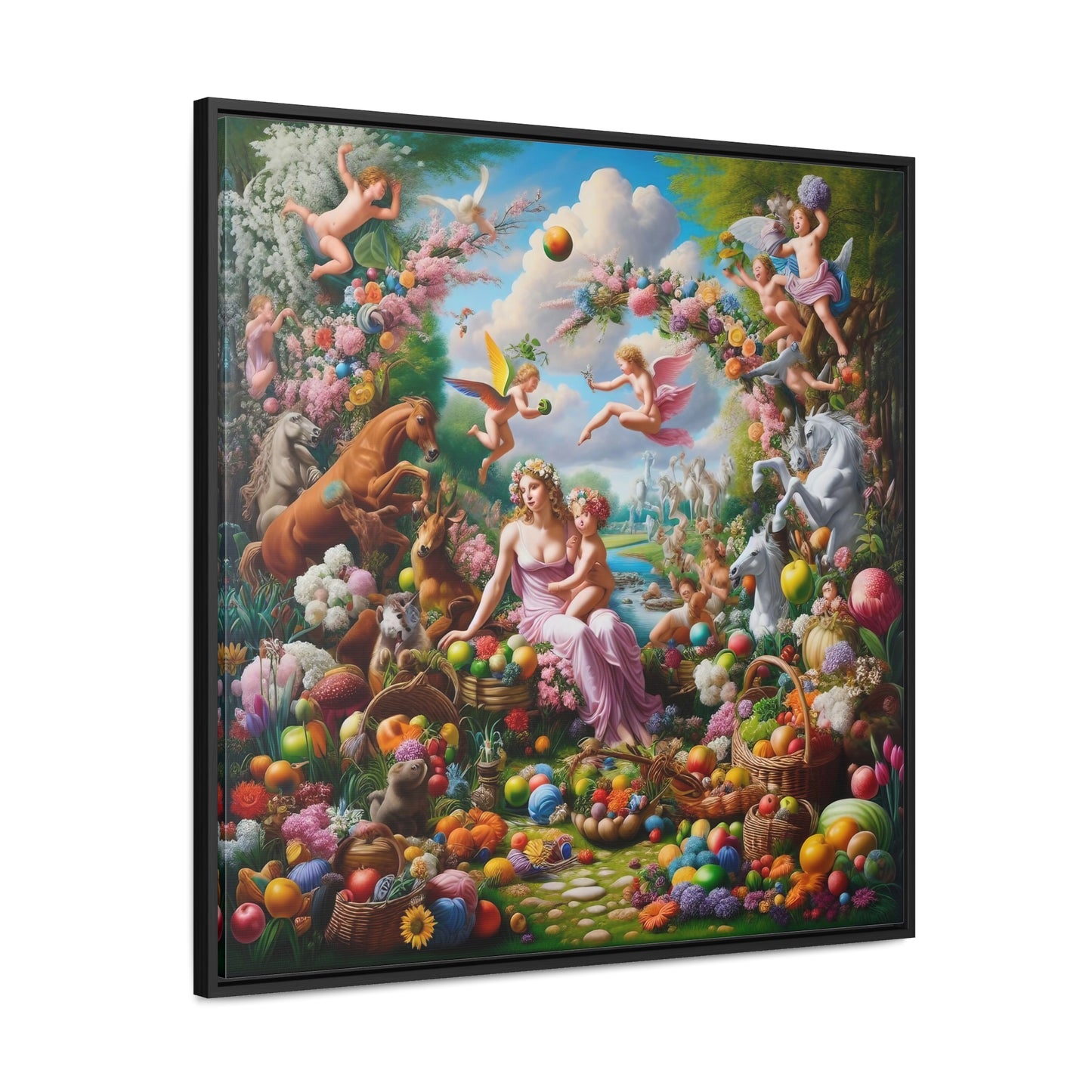 Framed Gallery Canvas Wrap - Spring 6