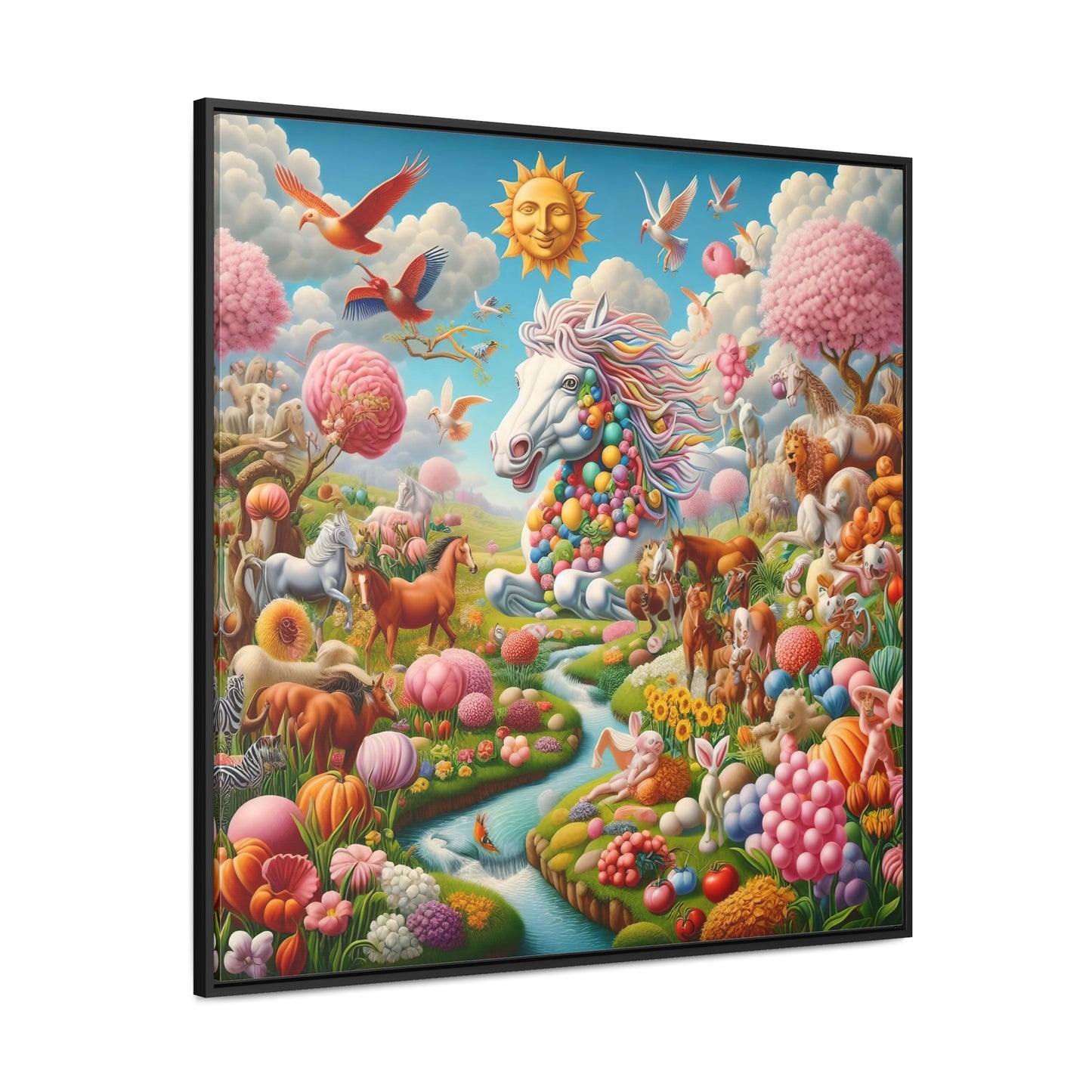 Framed Gallery Canvas Wrap - Spring 138