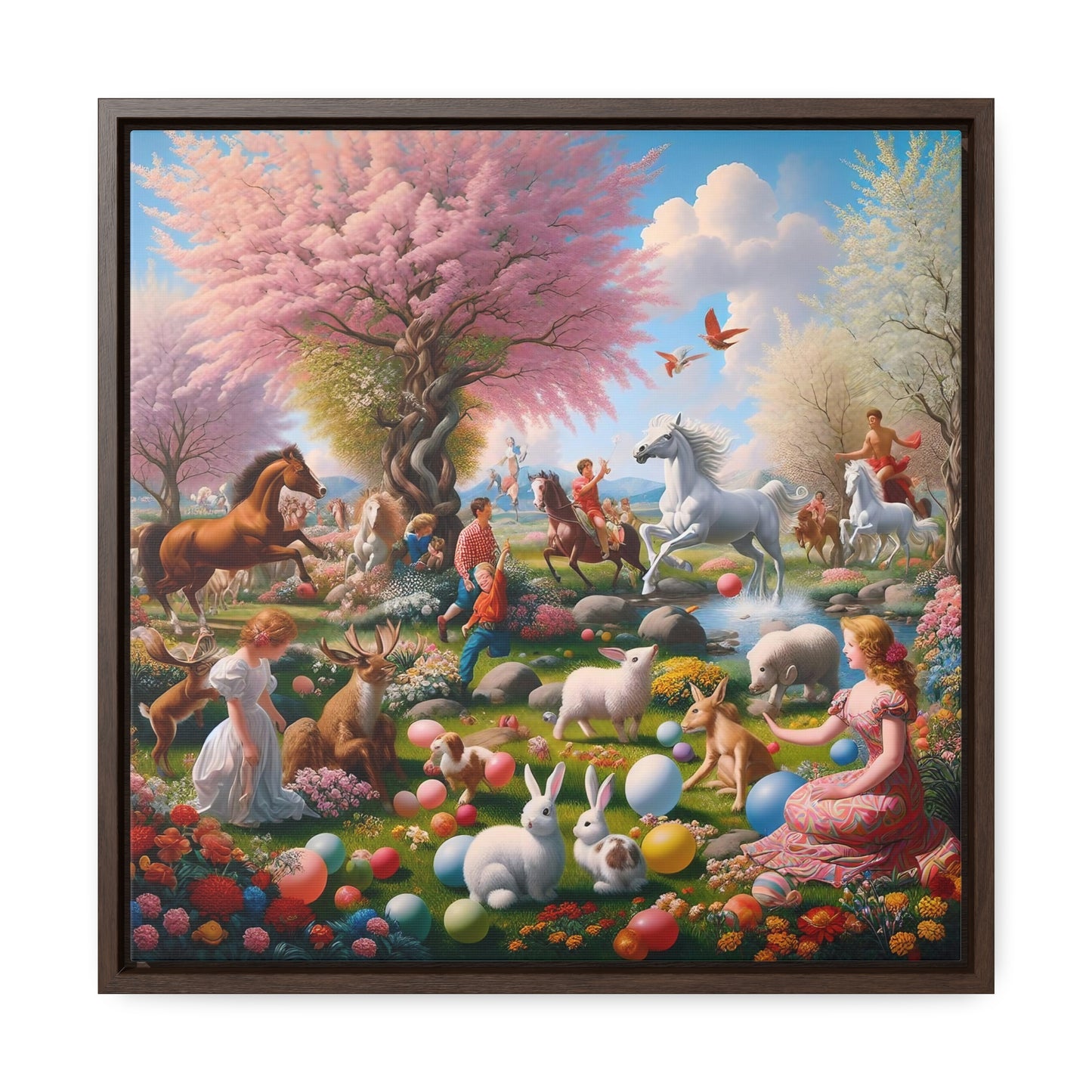 Framed Gallery Canvas Wrap - Spring 43