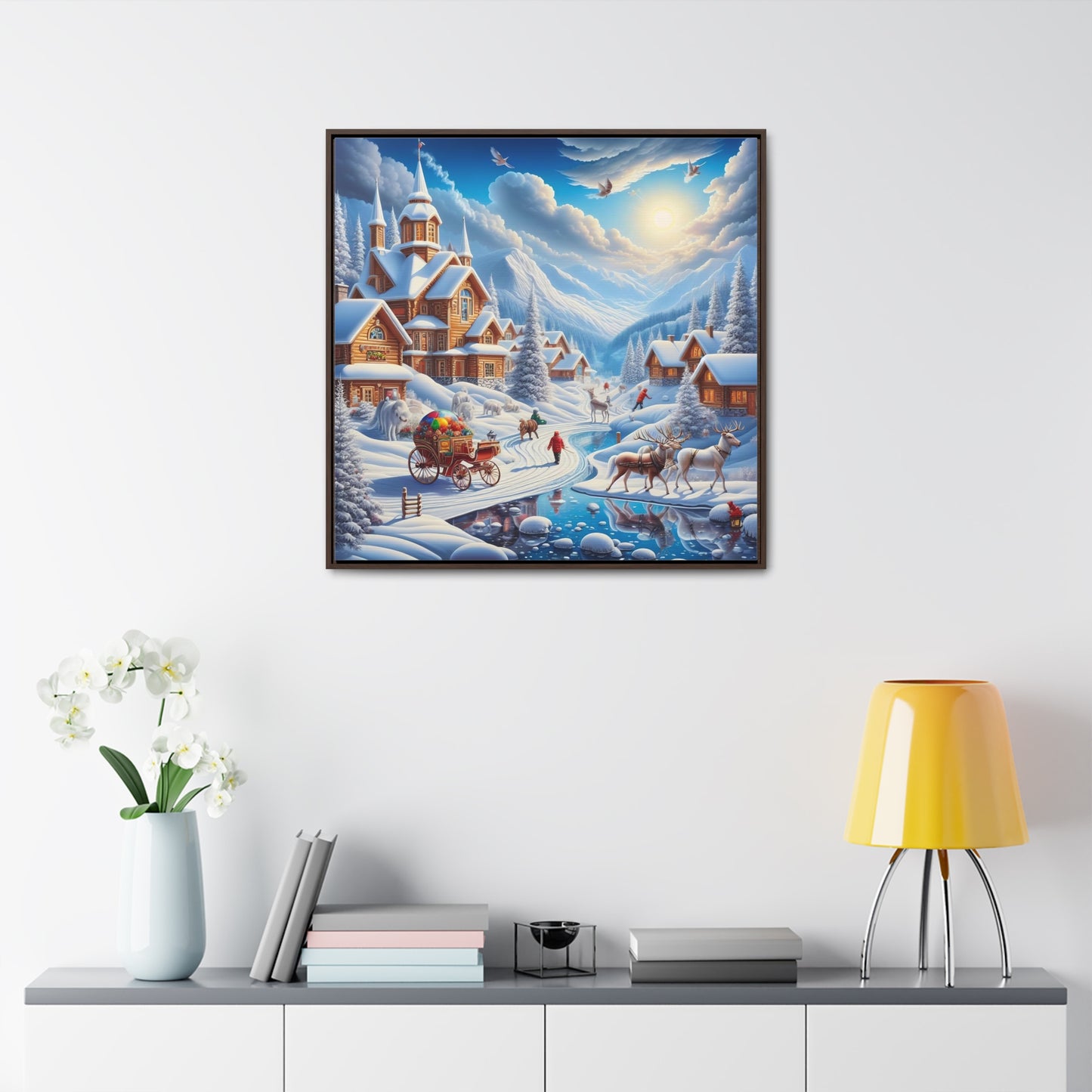 Framed Gallery Canvas Wrap - Winter 115