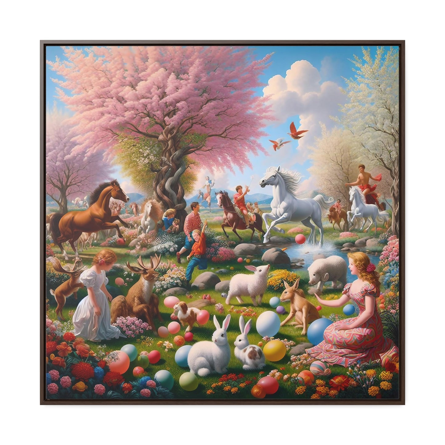 Framed Gallery Canvas Wrap - Spring 43