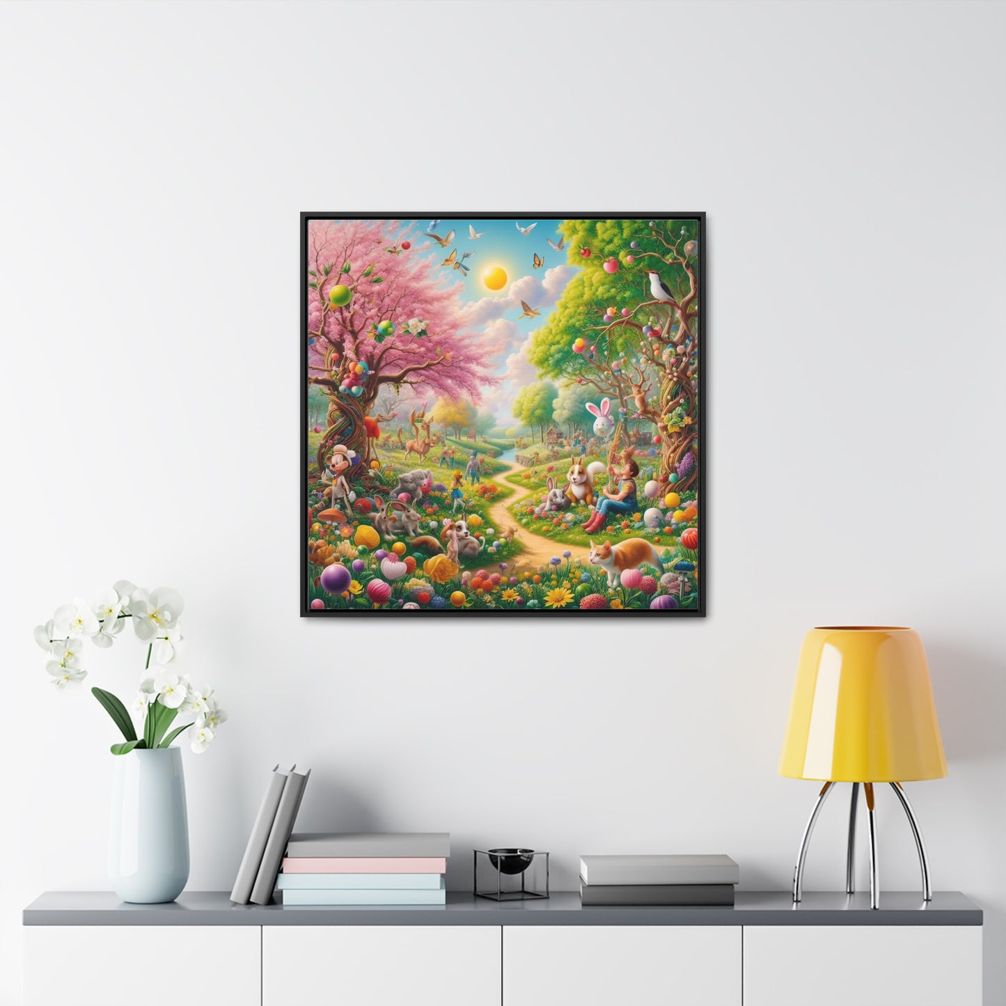 Framed Gallery Canvas Wrap - Spring 126